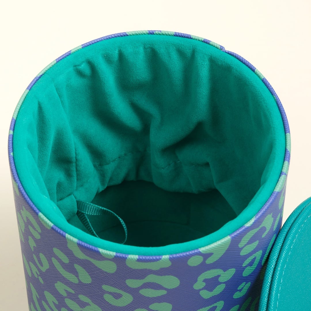 Meılın Pvc Dekoratif Kutu 13x13x16 Cm Koyu Yeşil - Koyu Mavi