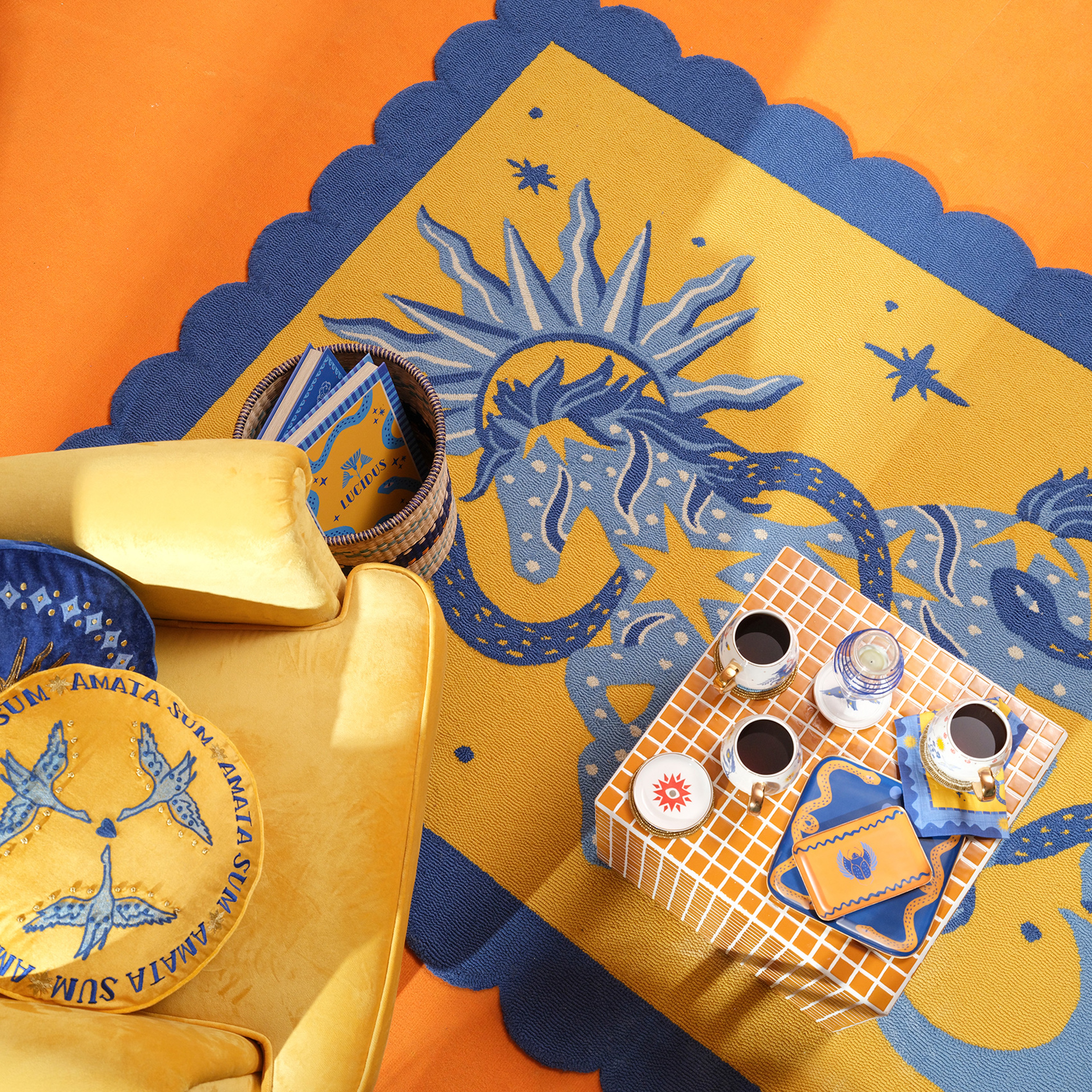 Laxıa Polyester Halı 160x230 Cm Sarı