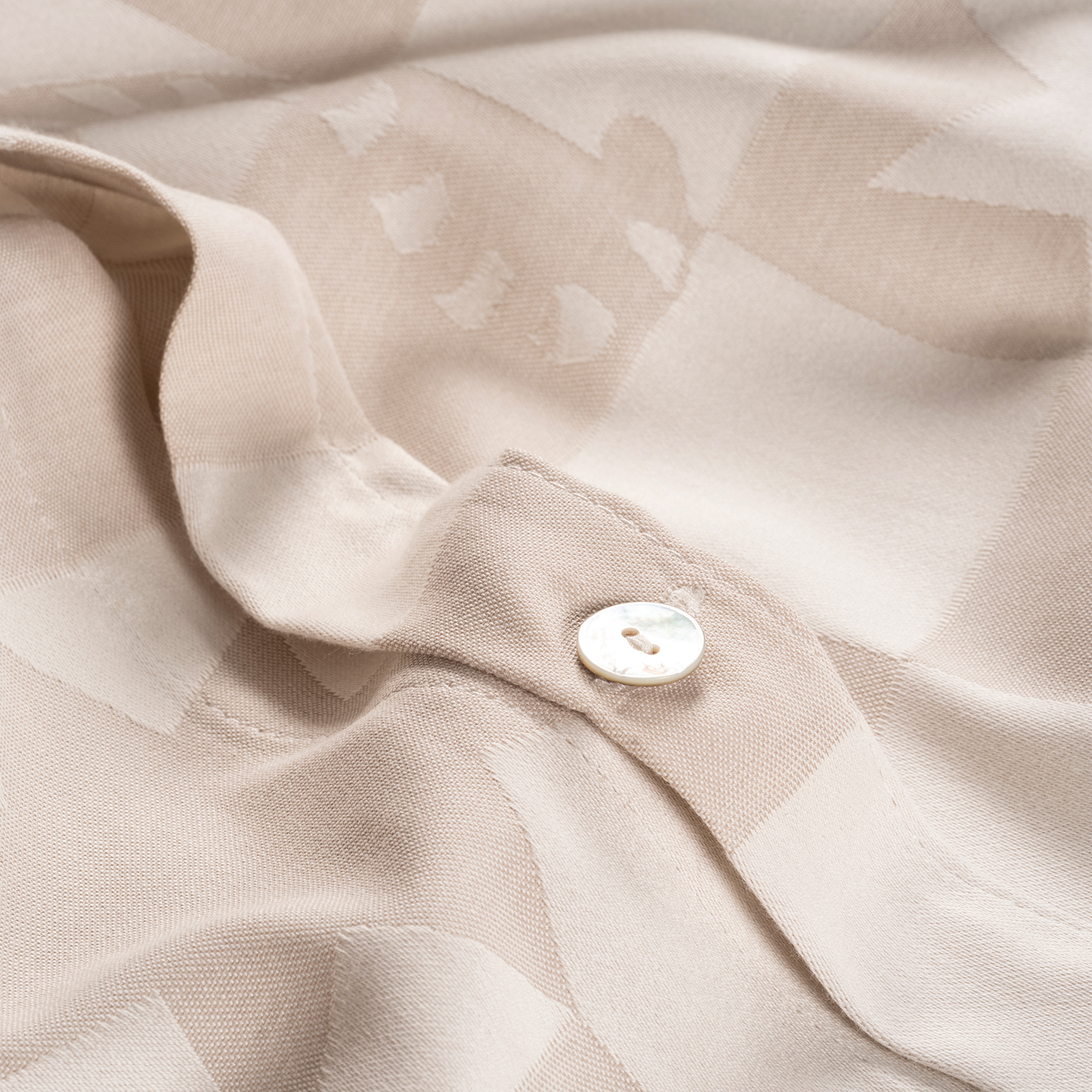 Costa Jakarlı Pamuk Nevresim Takımı 160x220 Cm Natural