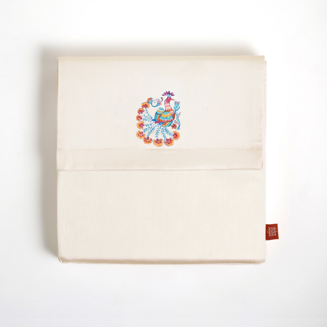 Sansad Mavi Kıng Sıze Pamuk Nevresim Takımı