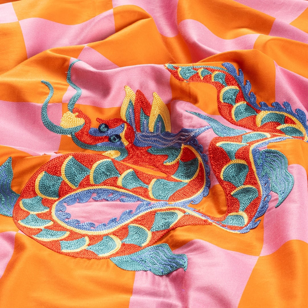 Lahor 300 Tc Pamuk Saten Nevresim Seti 240x220 Cm Pembe