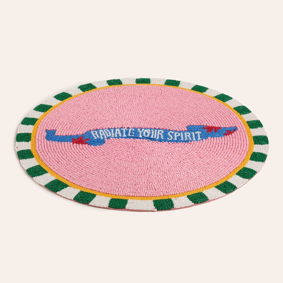 Dadrı Cam - Polyester Amerikan Servis 35 Cm Pembe