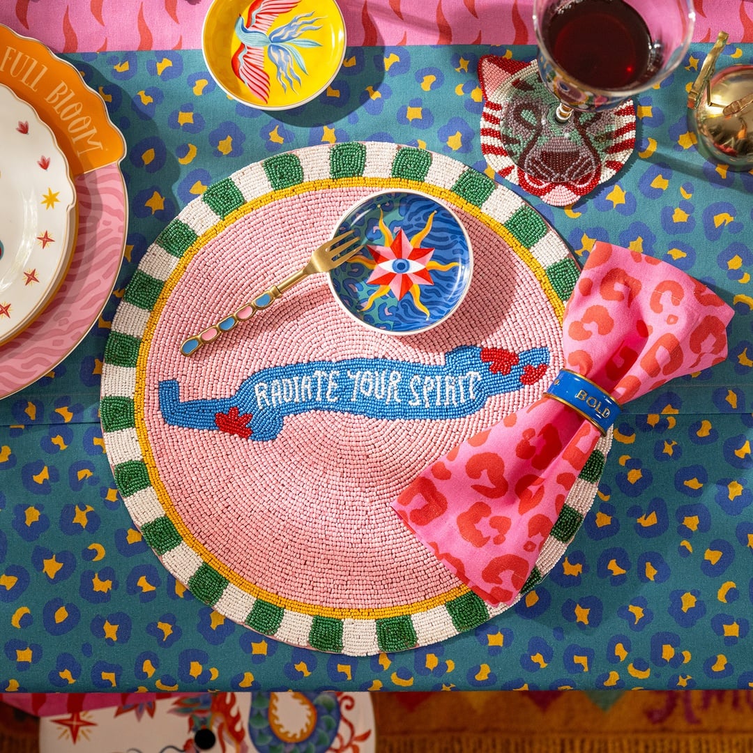 Dadrı Cam - Polyester Amerikan Servis 35 Cm Pembe