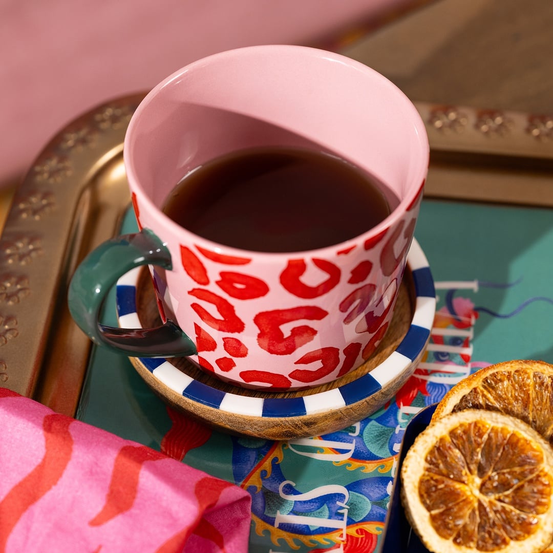 Nohar Mango Ağacı - Reçine Bardak Altlığı 11x11 Cm Renkli