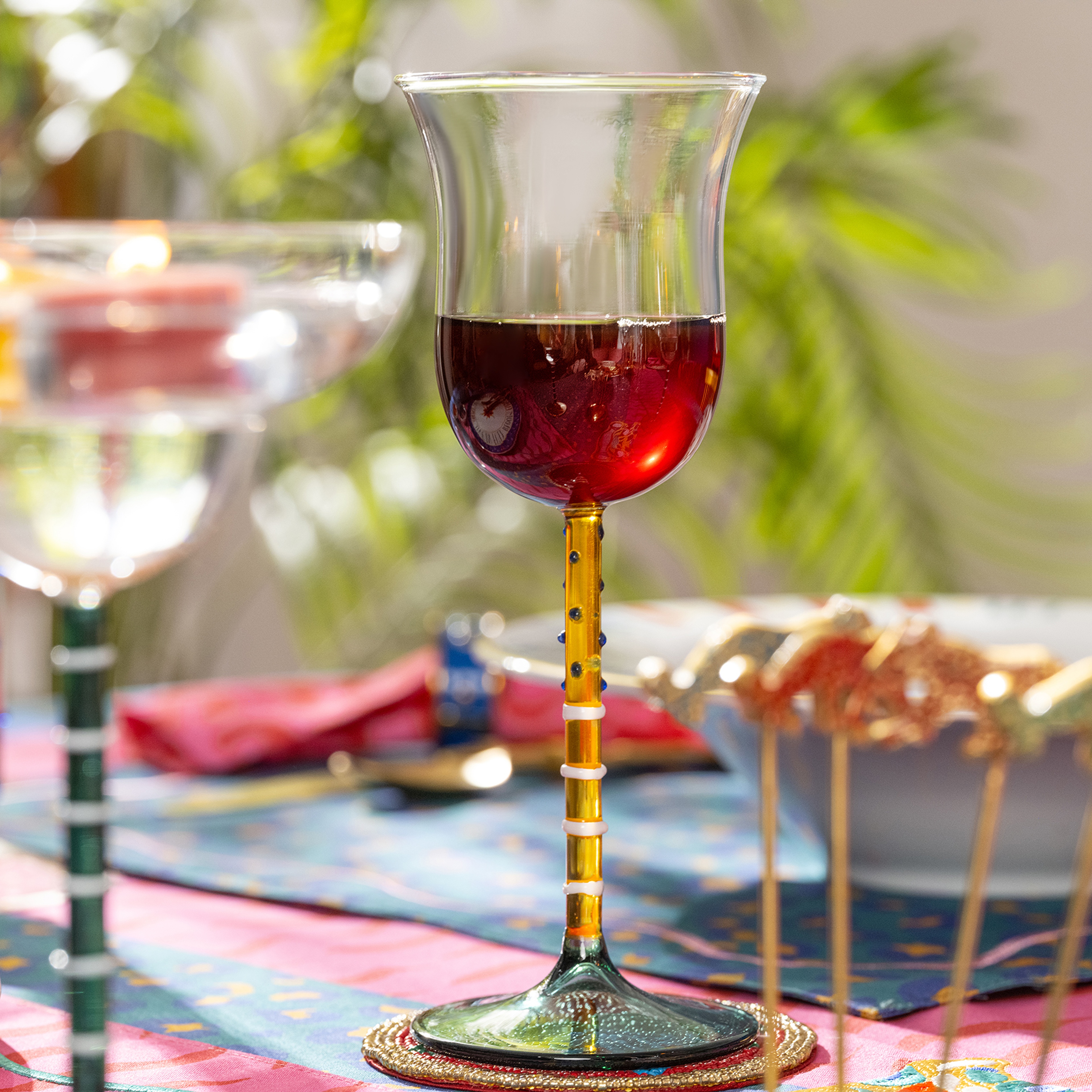 Henan Borosilikat Cam Kadeh 250 Ml Şeffaf - Sarı