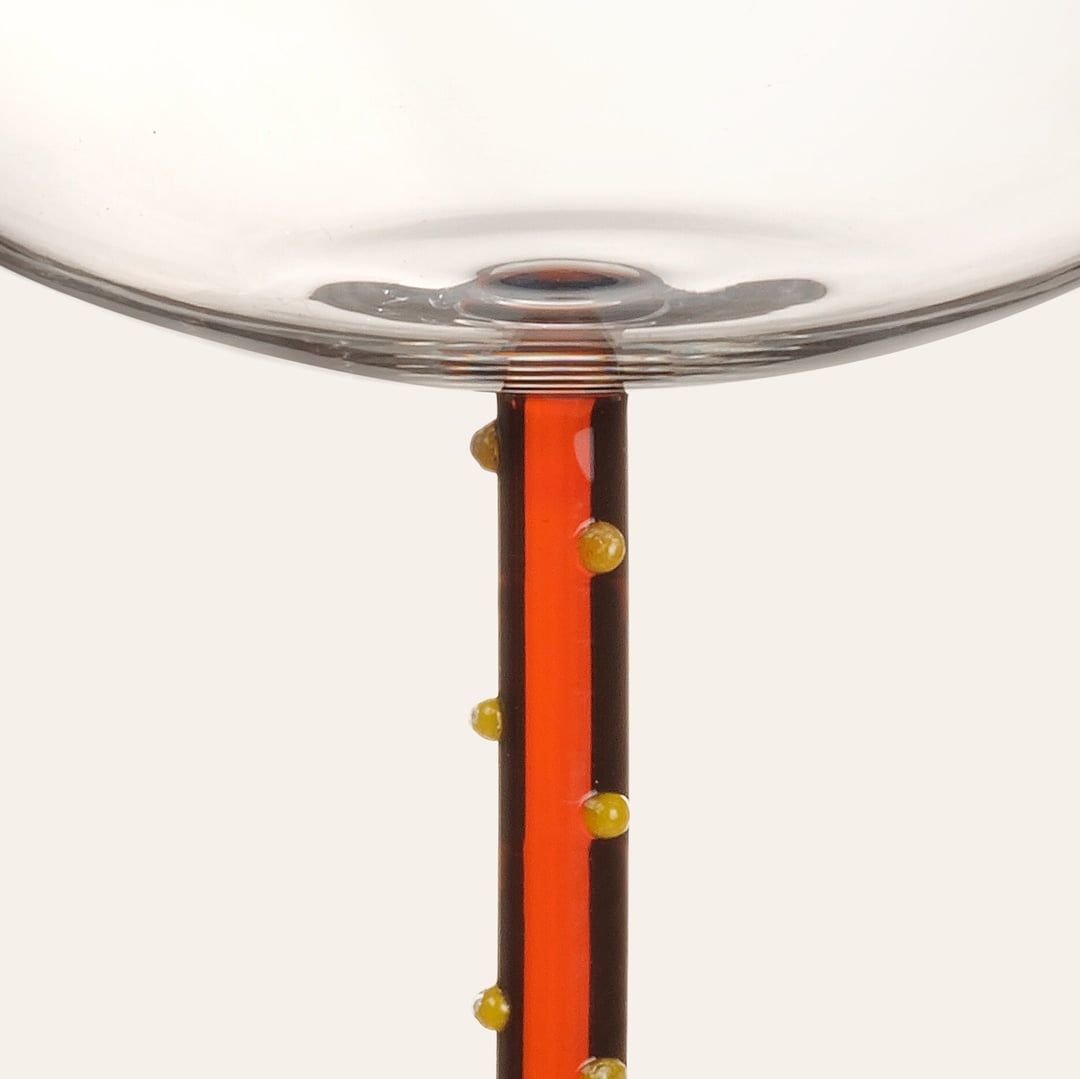 Henan Borosilikat Cam Kadeh 370 Ml Şeffaf - Mavi