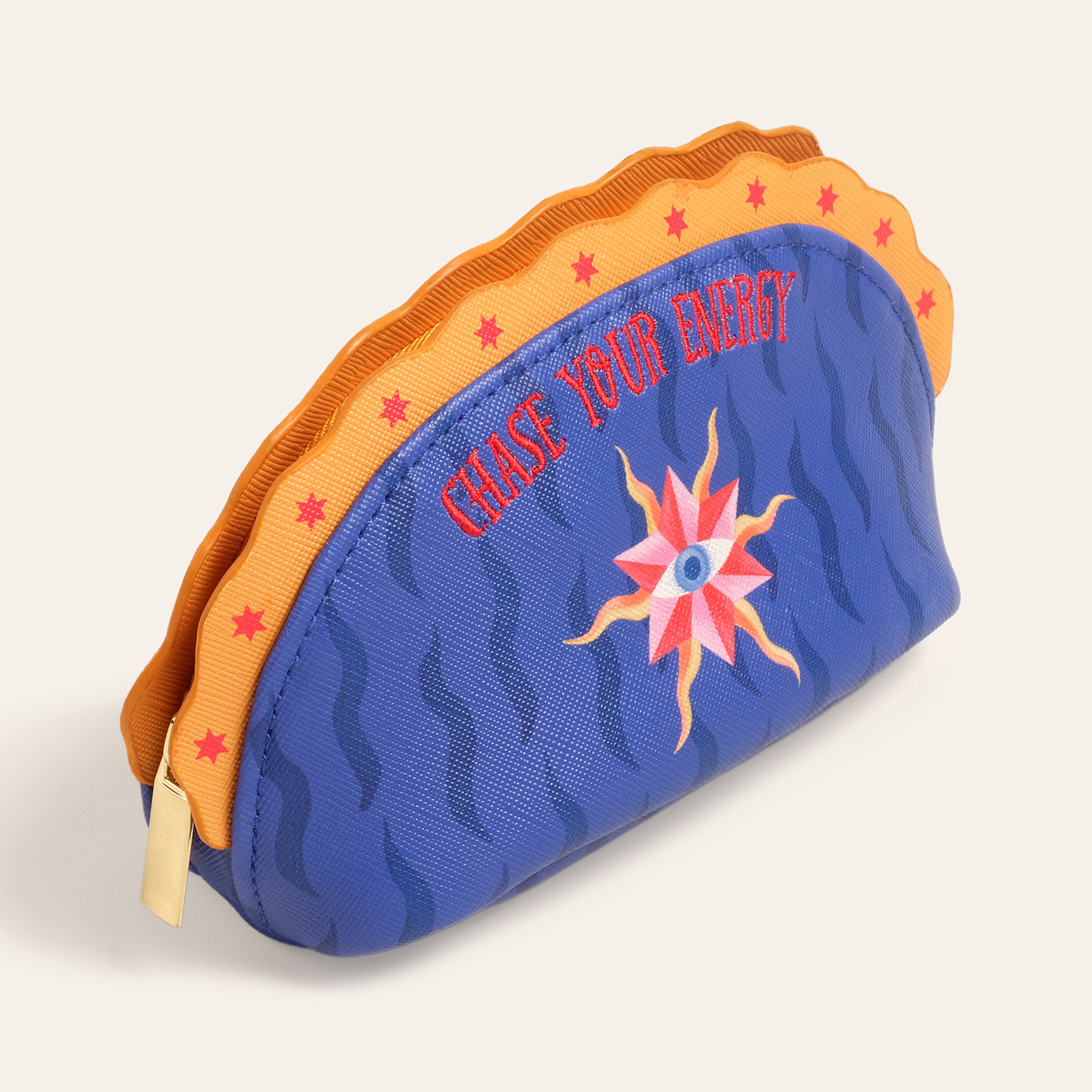 Meılın Pvc Makyaj Çantası 17.5x7x10 Cm Koyu Mavi