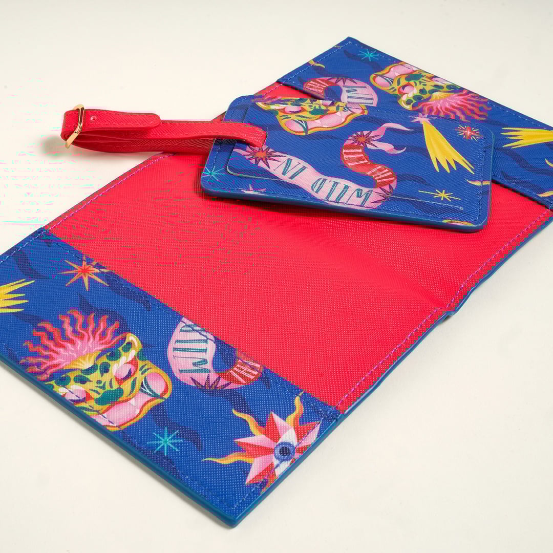 Meılın Pvc Seyahat Seti 21x16.5x2.5 Cm Koyu Mavi