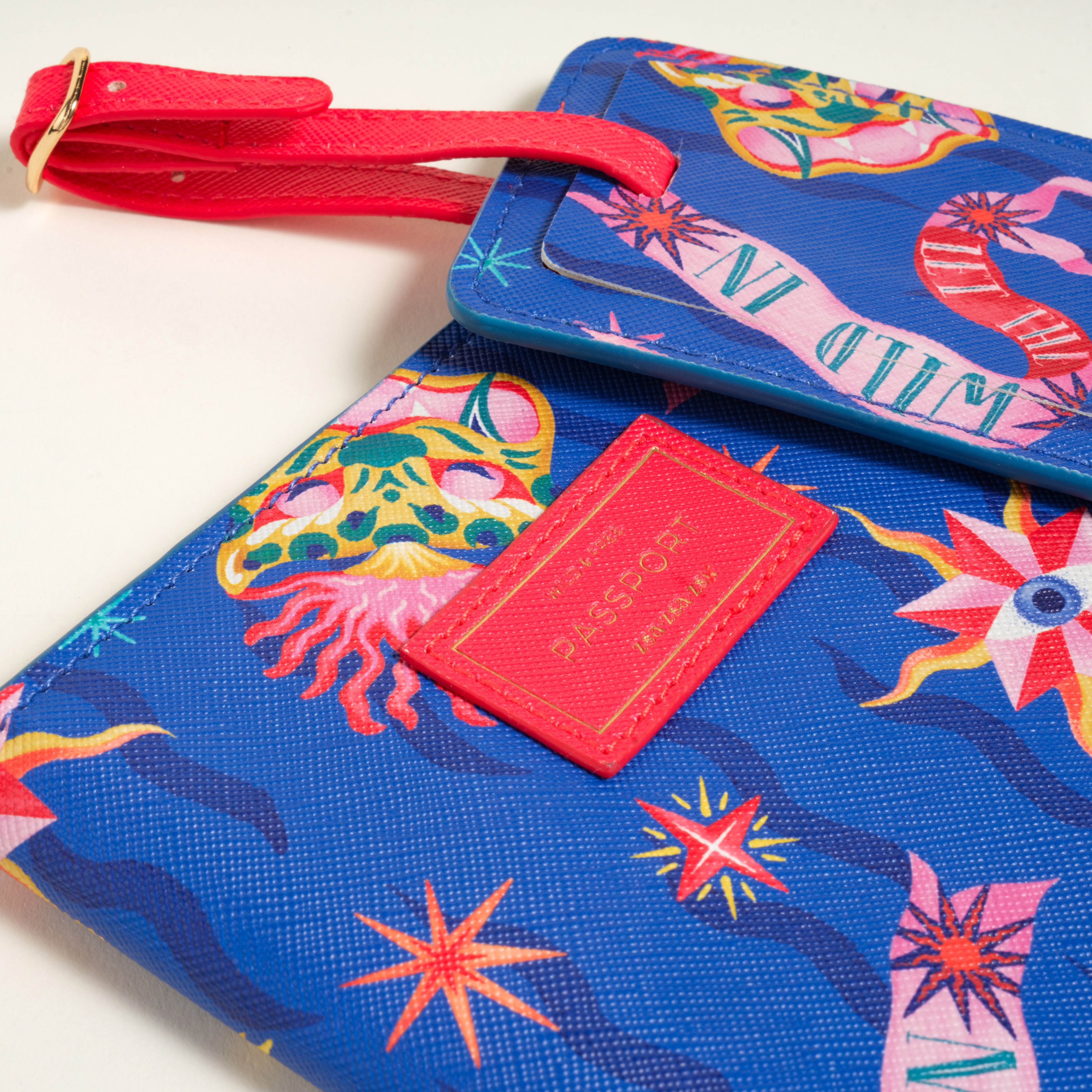 Meılın Pvc Seyahat Seti 21x16.5x2.5 Cm Koyu Mavi