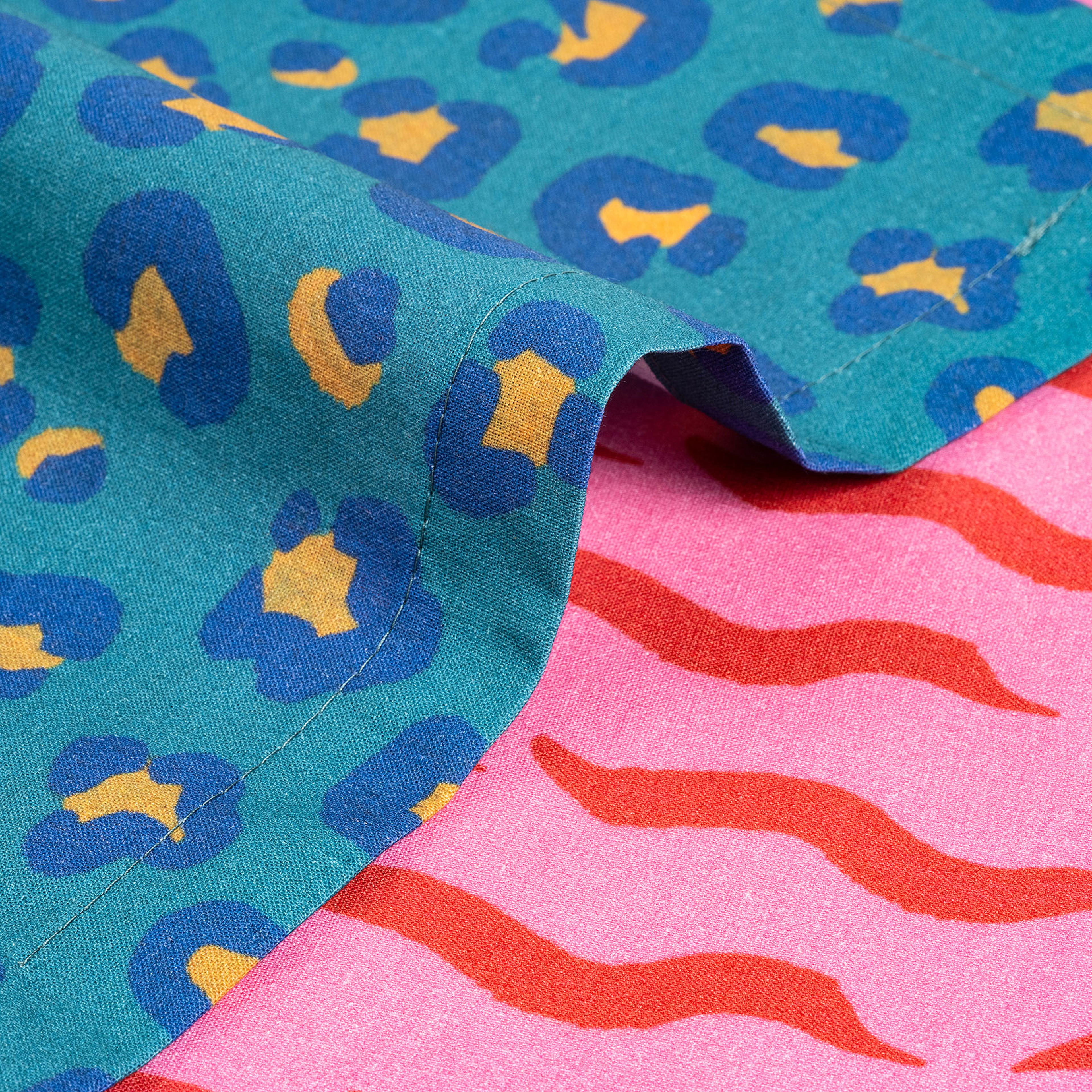 Nilüfer Dijital Baskılı Pamuk Peçete Seti 25x25 Cm Renkli