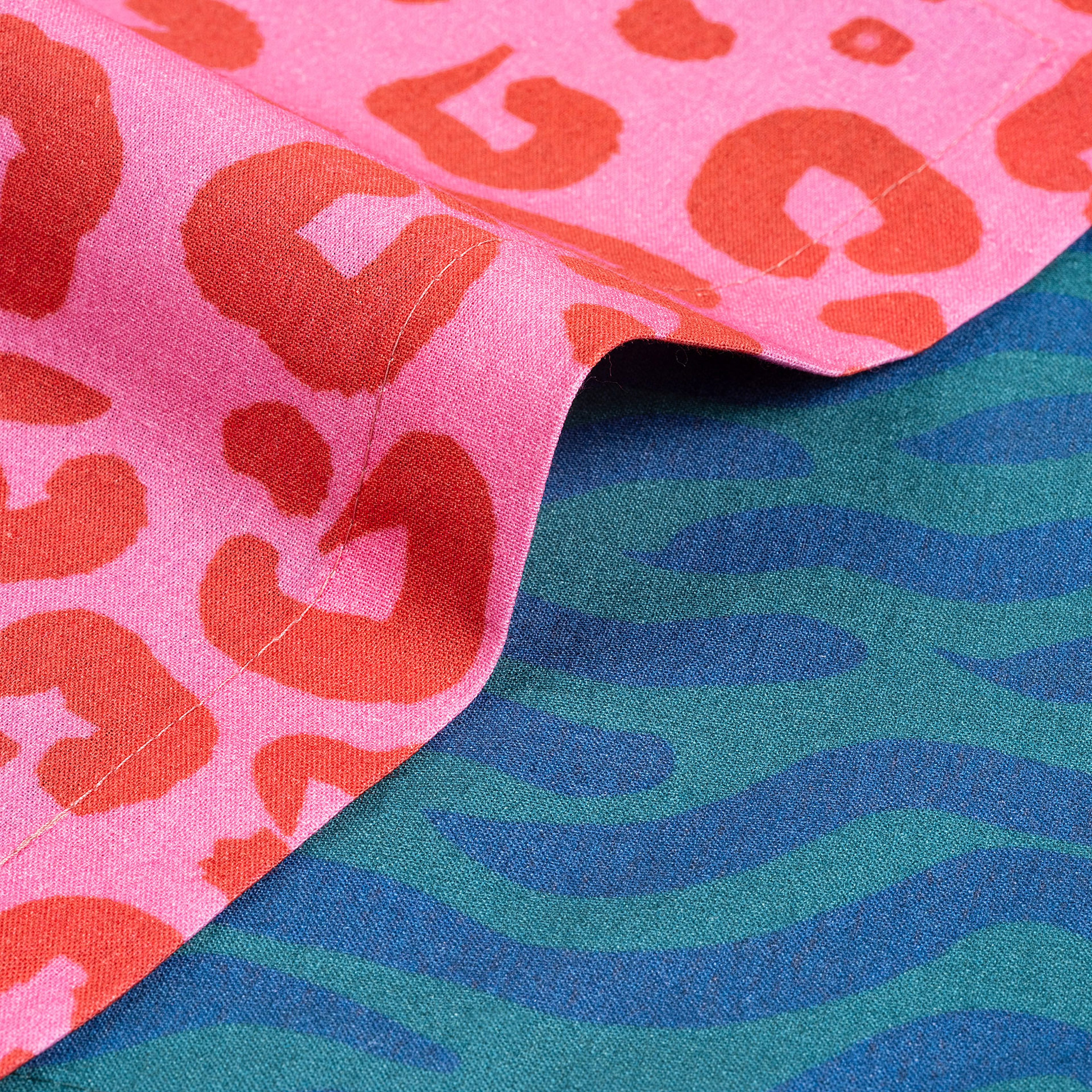 Nilüfer Dijital Baskılı Pamuk Peçete Seti 25x25 Cm Renkli