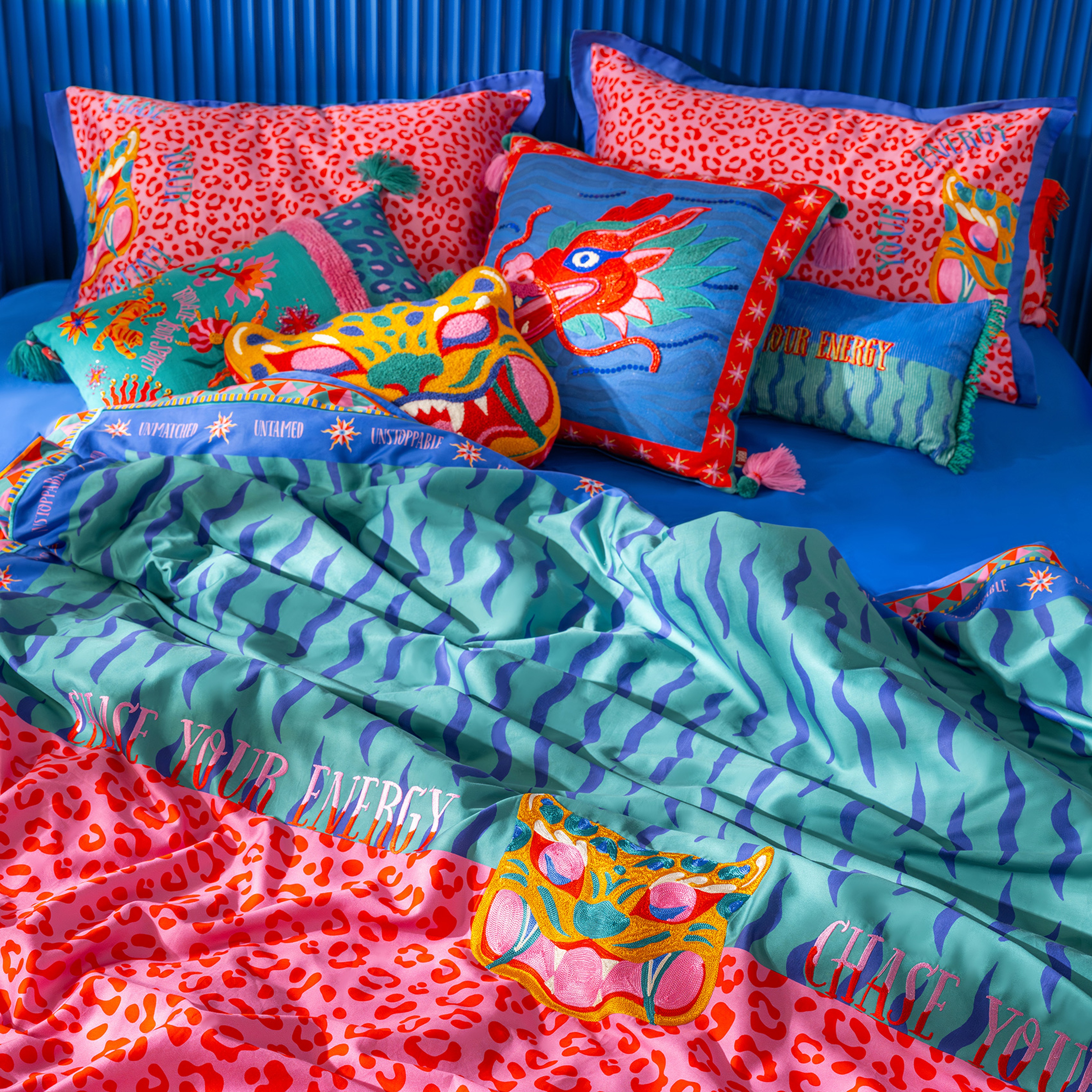 Lahor 300 Tc Pamuk Saten Nevresim Seti 260x220 Cm Yeşil