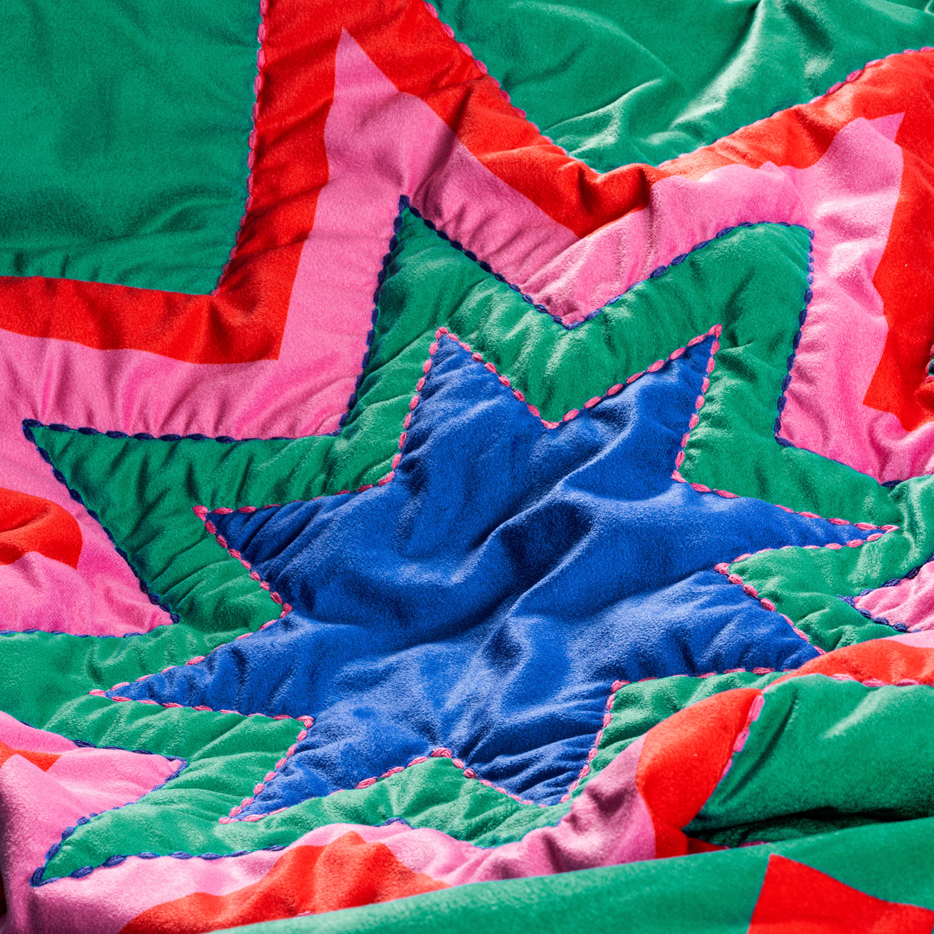 Hansı Kapitoneli Yatak Örtüsü Seti 240x260 Cm Yeşil