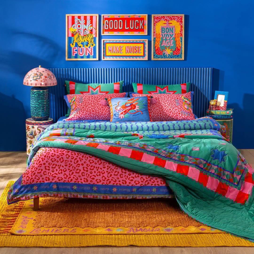 Hansı Yeşil Kıng Sıze Yatak Örtüsü Seti