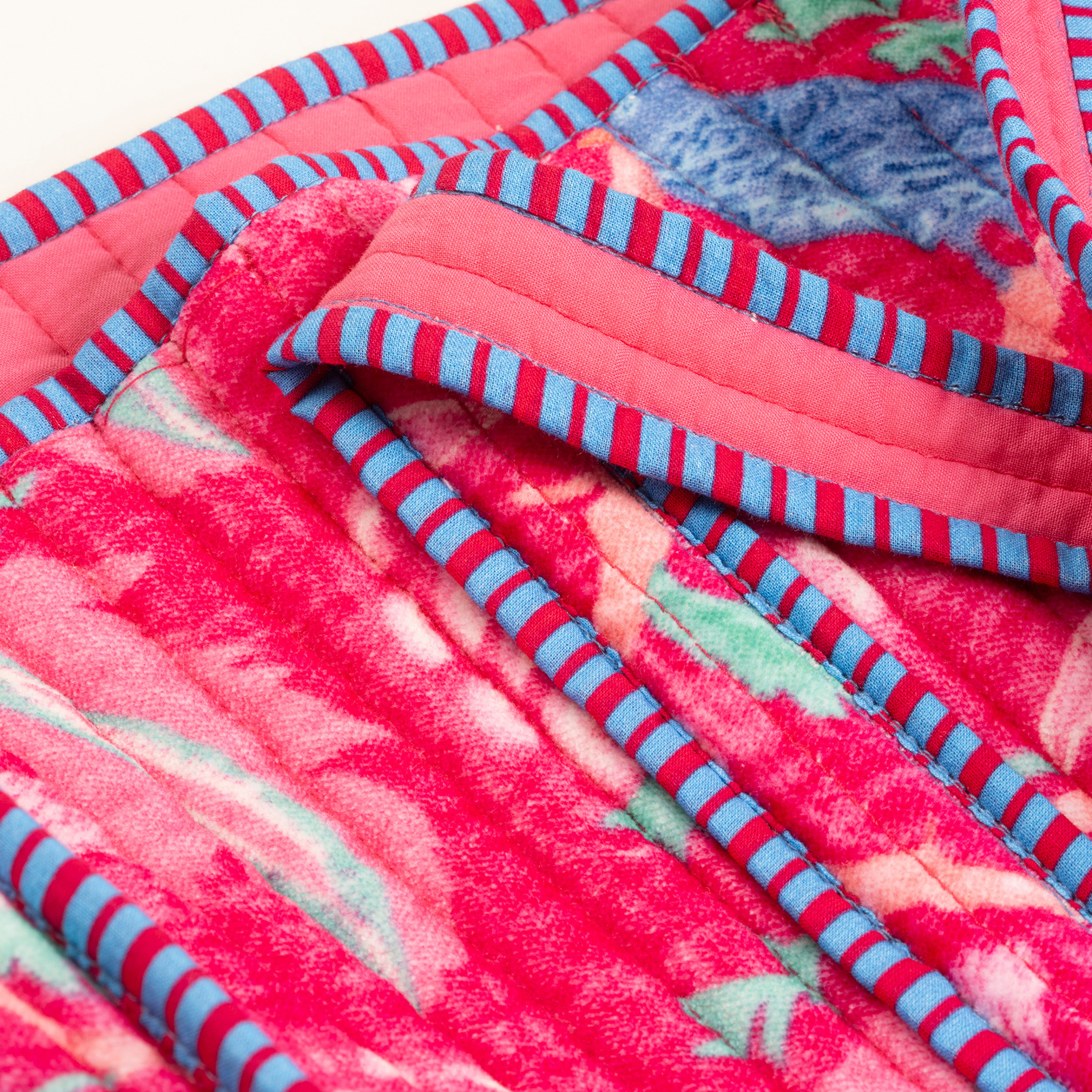 Rajpath Baskılı Pamuk Çanta - Kırmızı