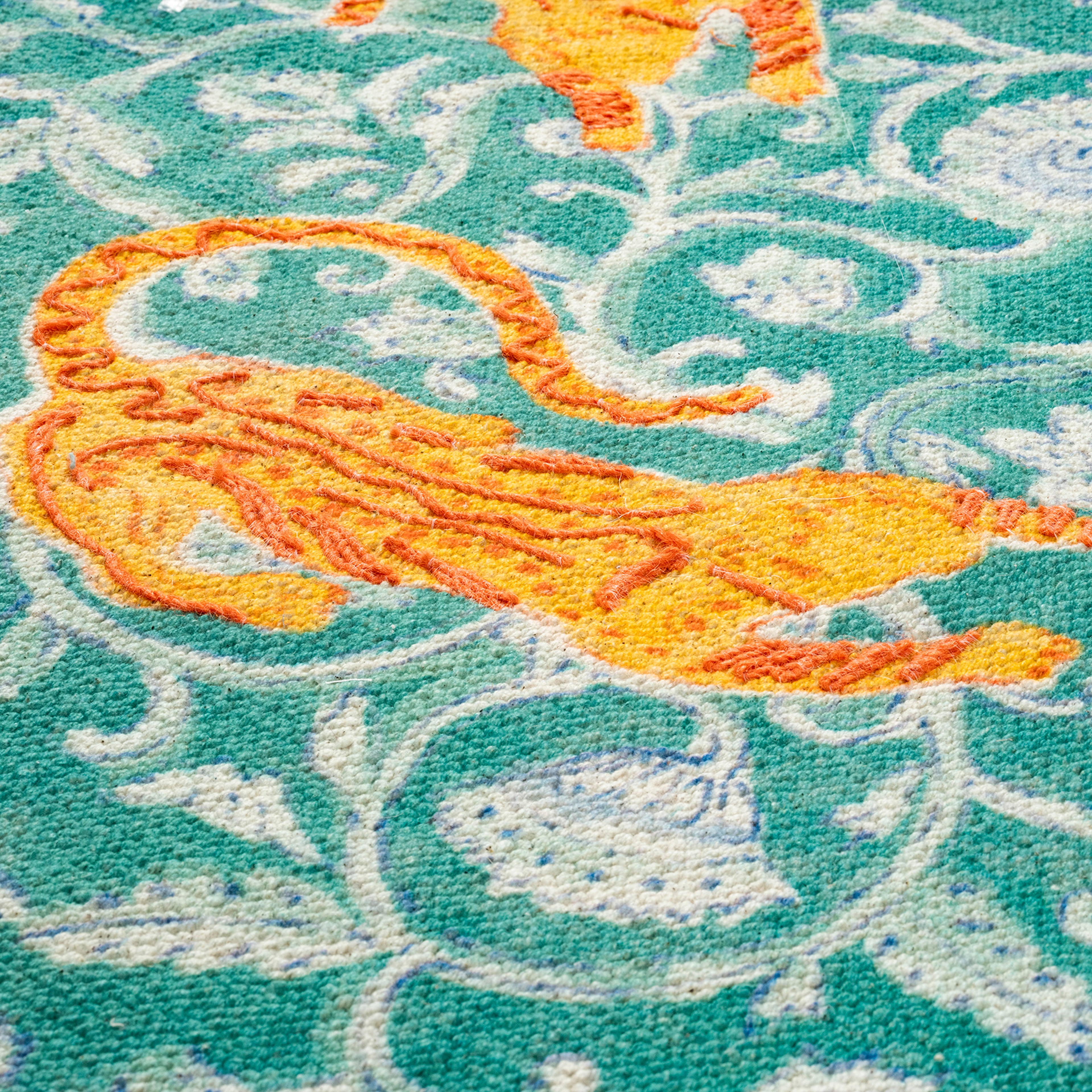 Rajna Pamuk Kilim 120x180 Cm Yeşil