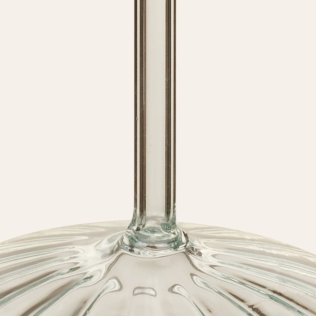 Henan Borosilikat Cam Şamdan 19 Cm Yeşil