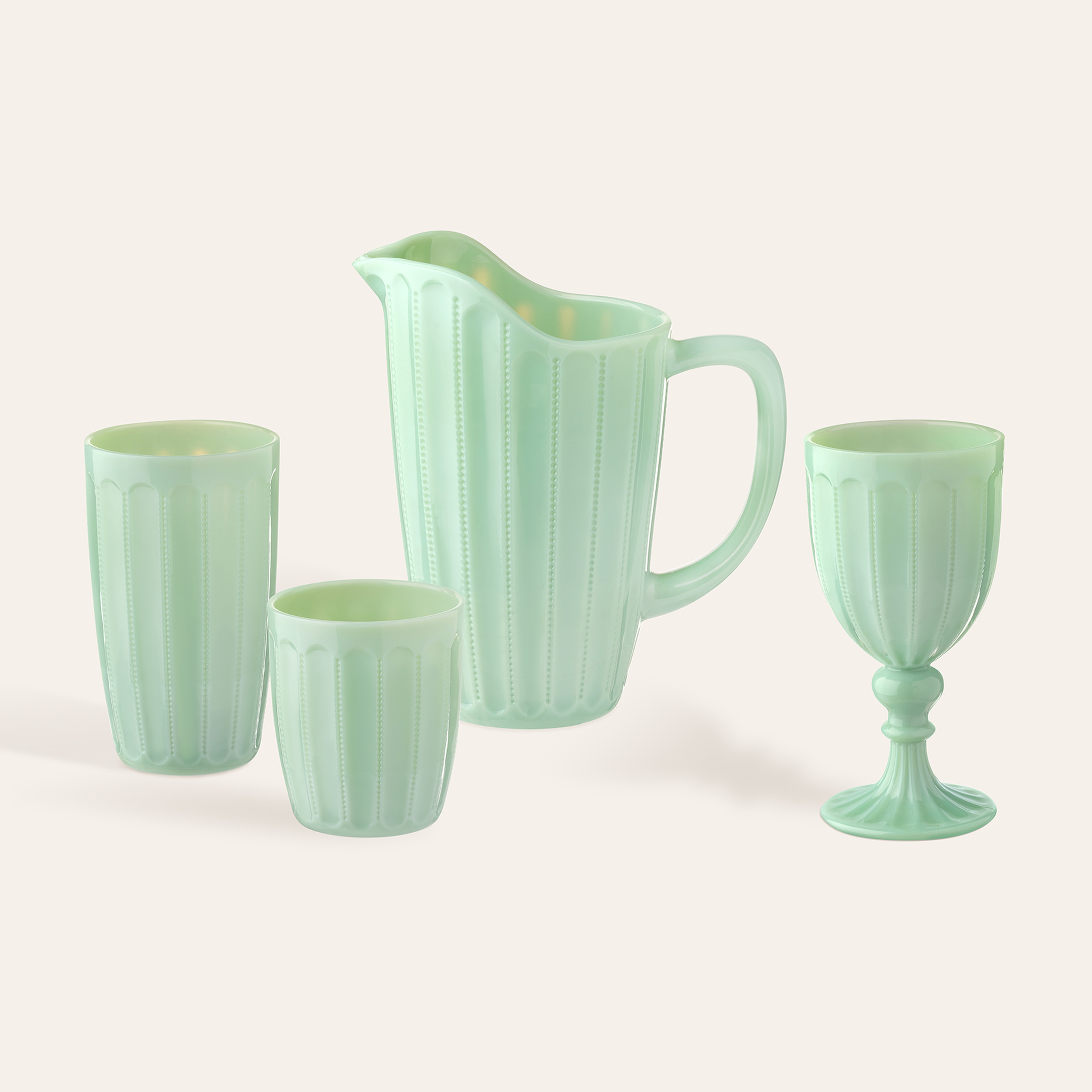 Henan Cam Kadeh 280 Ml Yeşil