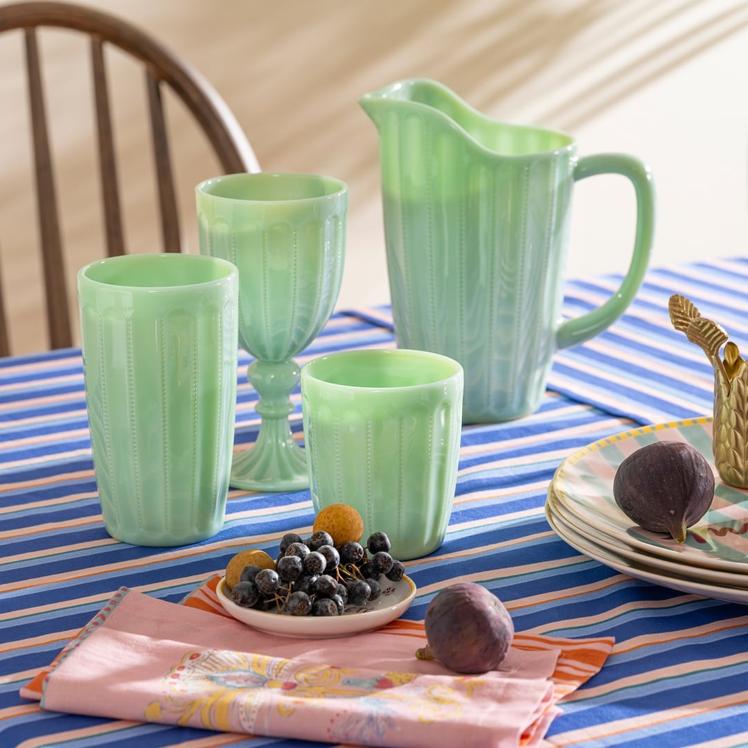 Henan Cam Su Bardağı 250 Ml Yeşil