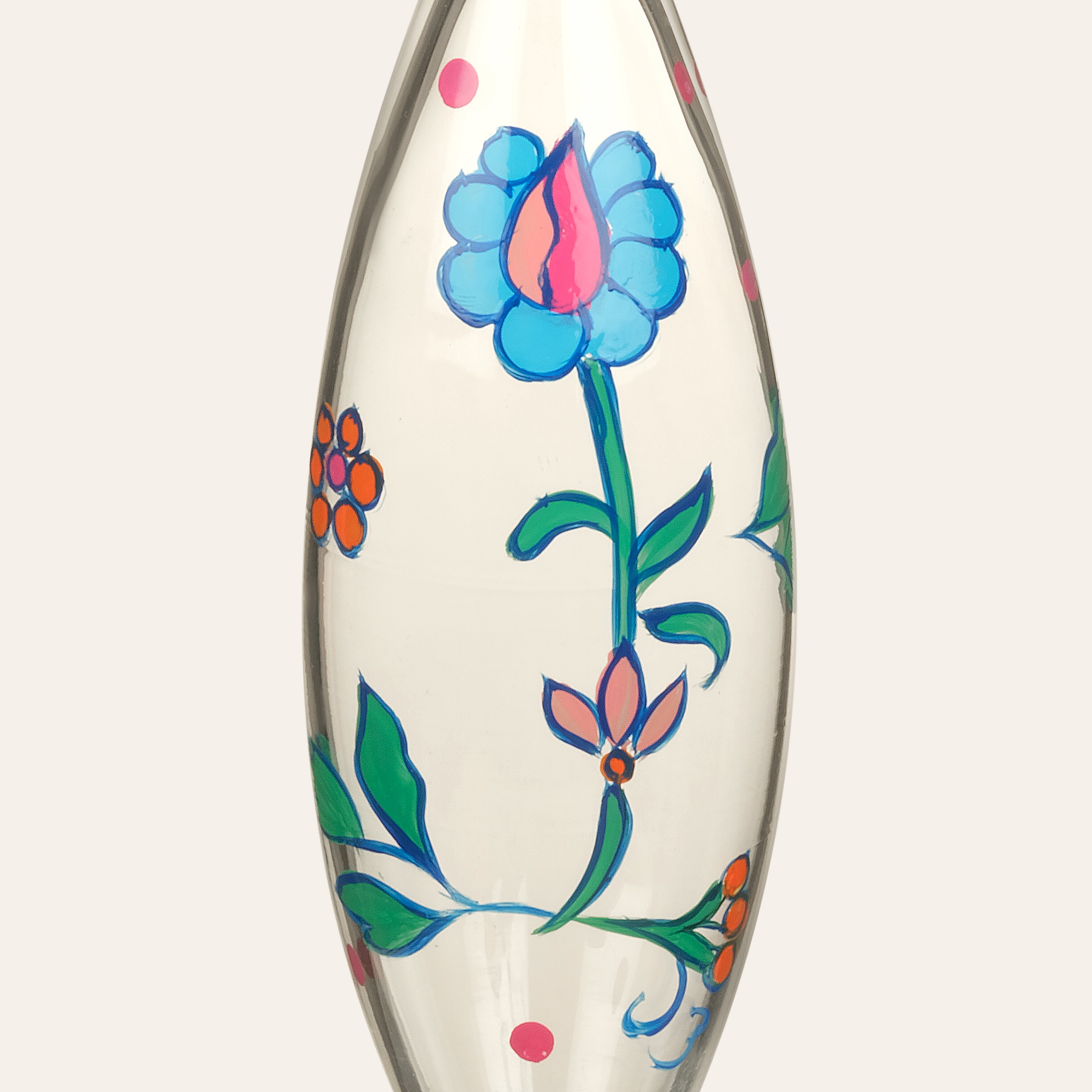 Henan Yeşil Borosilikat Cam Şamdan 22 Cm