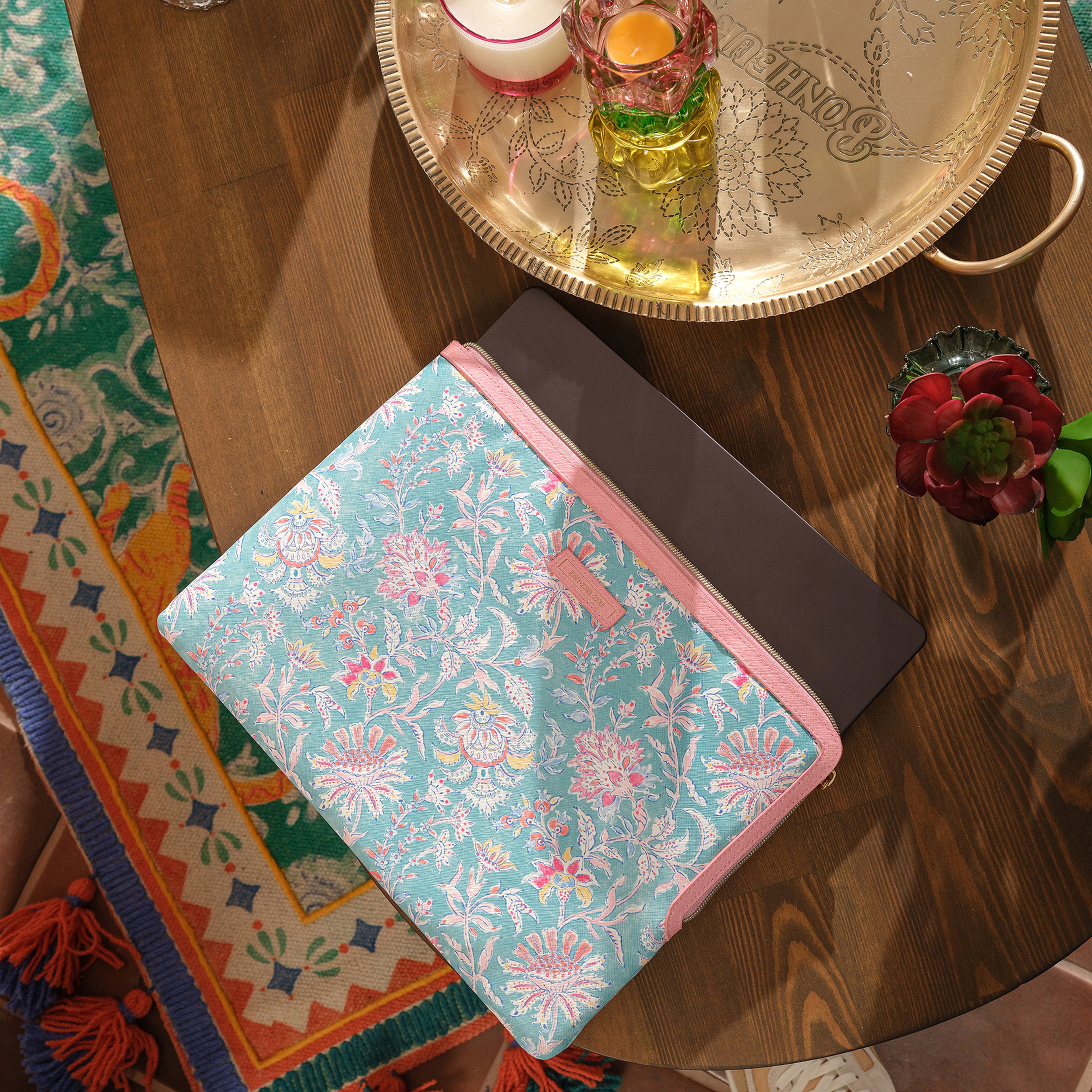 Meılın Pvc Laptop Çantası 15" Yeşil