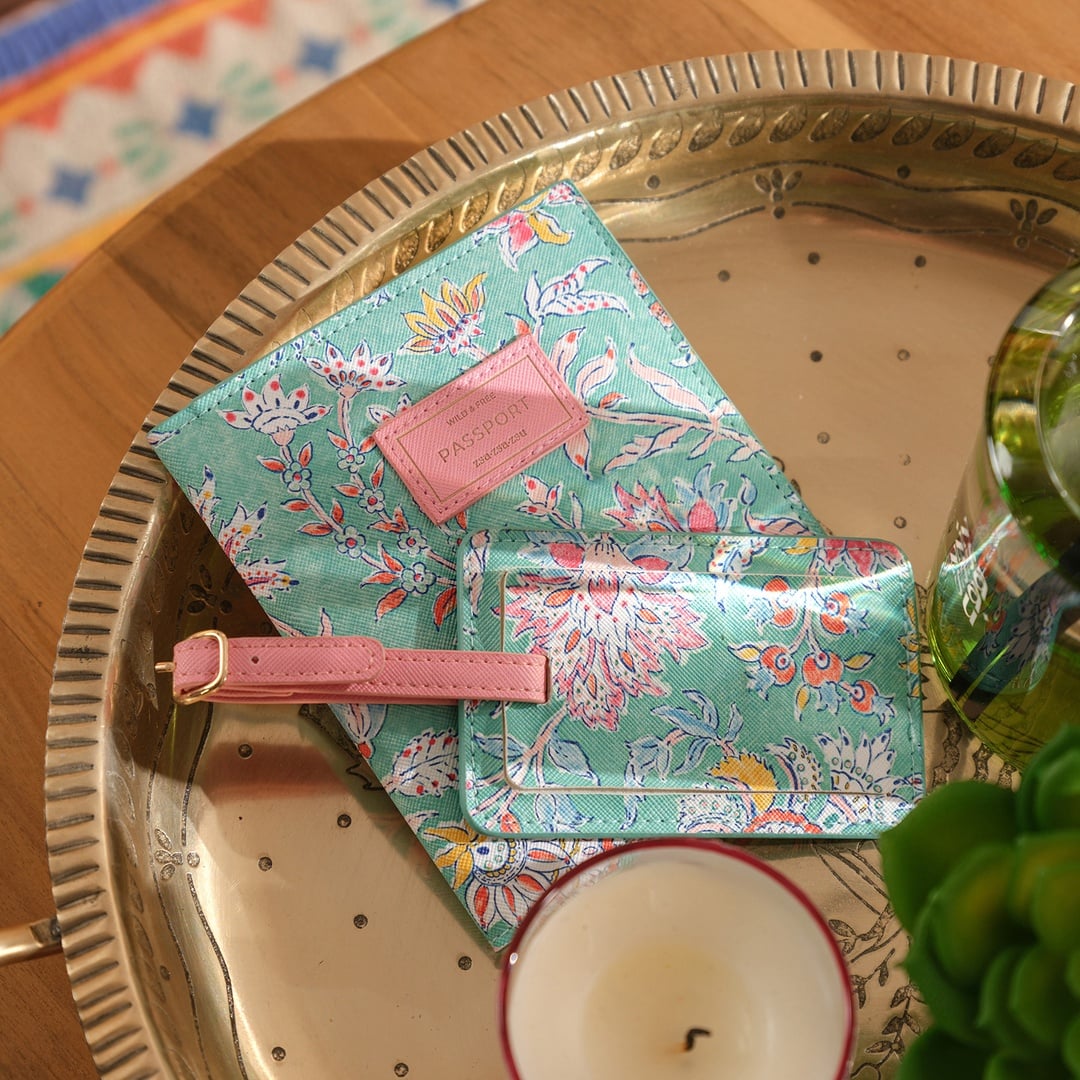 Meılın Pvc Seyahat Seti 21x16.5x2.5 Cm Yeşil