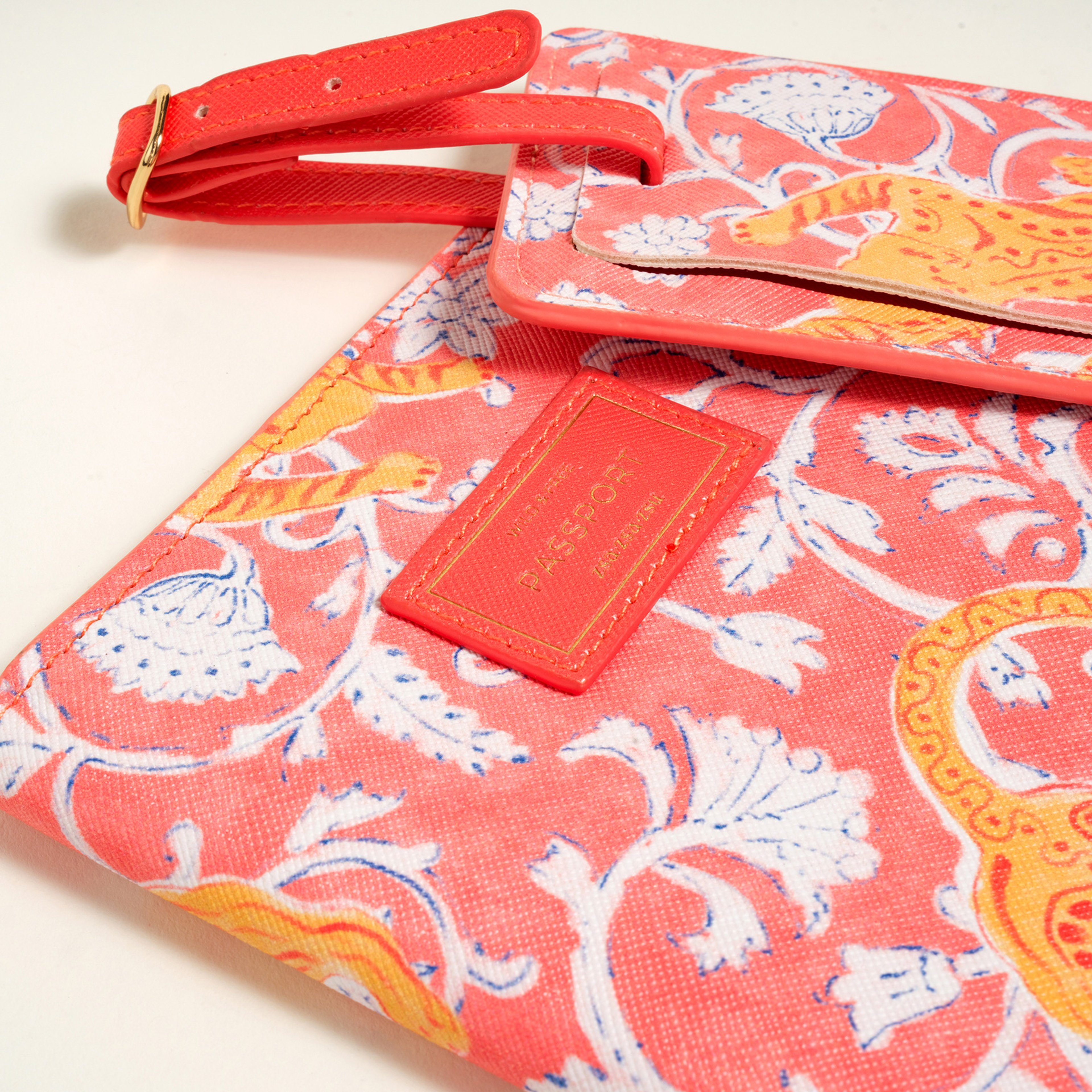 Meılın Pvc Seyahat Seti 21x16.5x2.5 Cm Turuncu