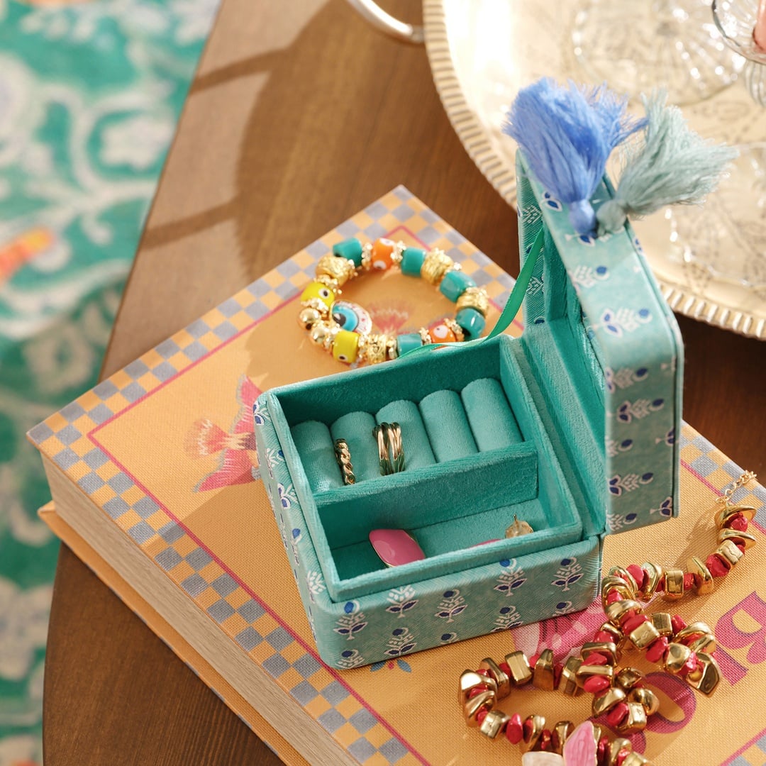 Meılın Pvc Takı Kutusu 10.5x10.5x6.5 Cm Yeşil