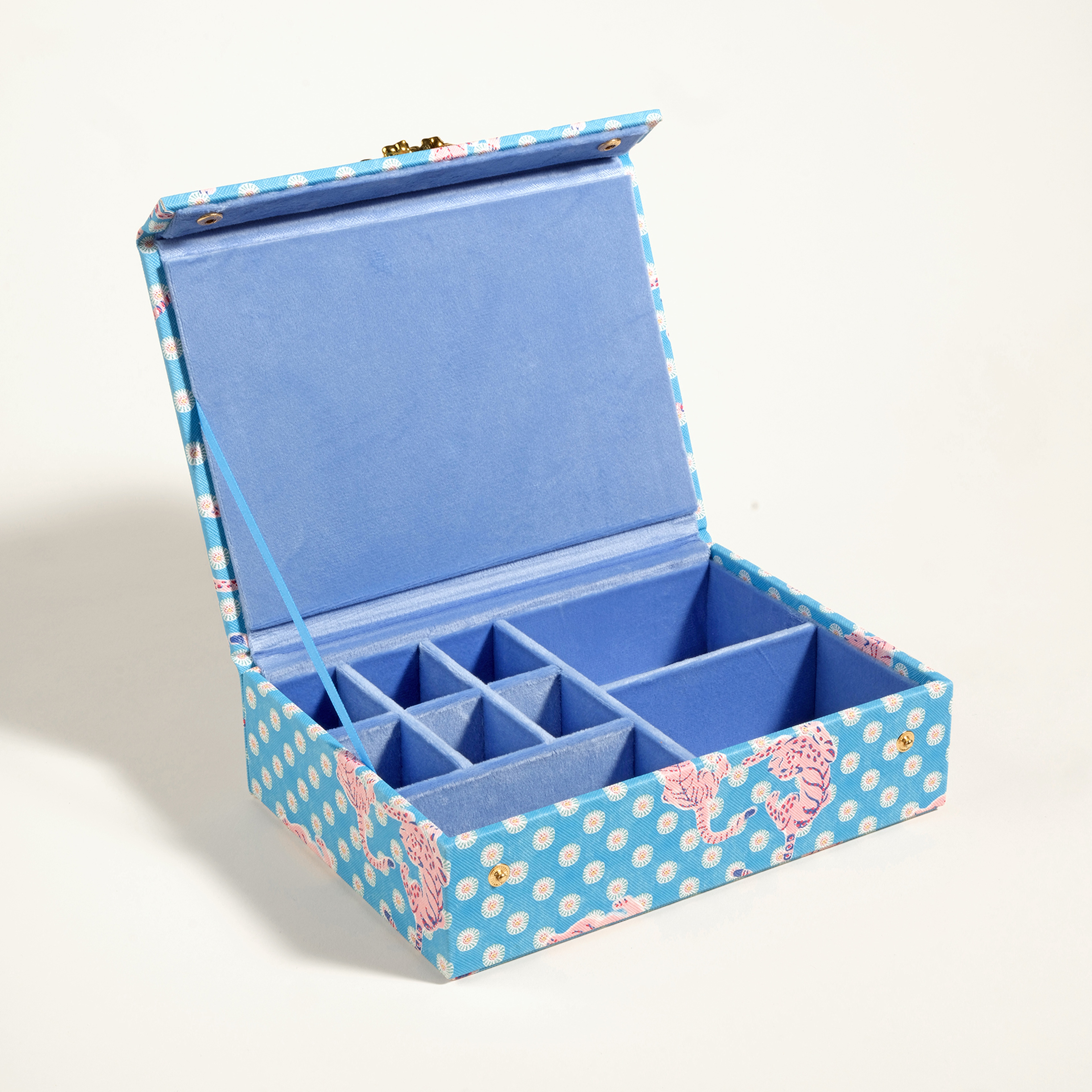 Meılın Pvc Takı Kutusu 22x16.5x6 Cm Mavi