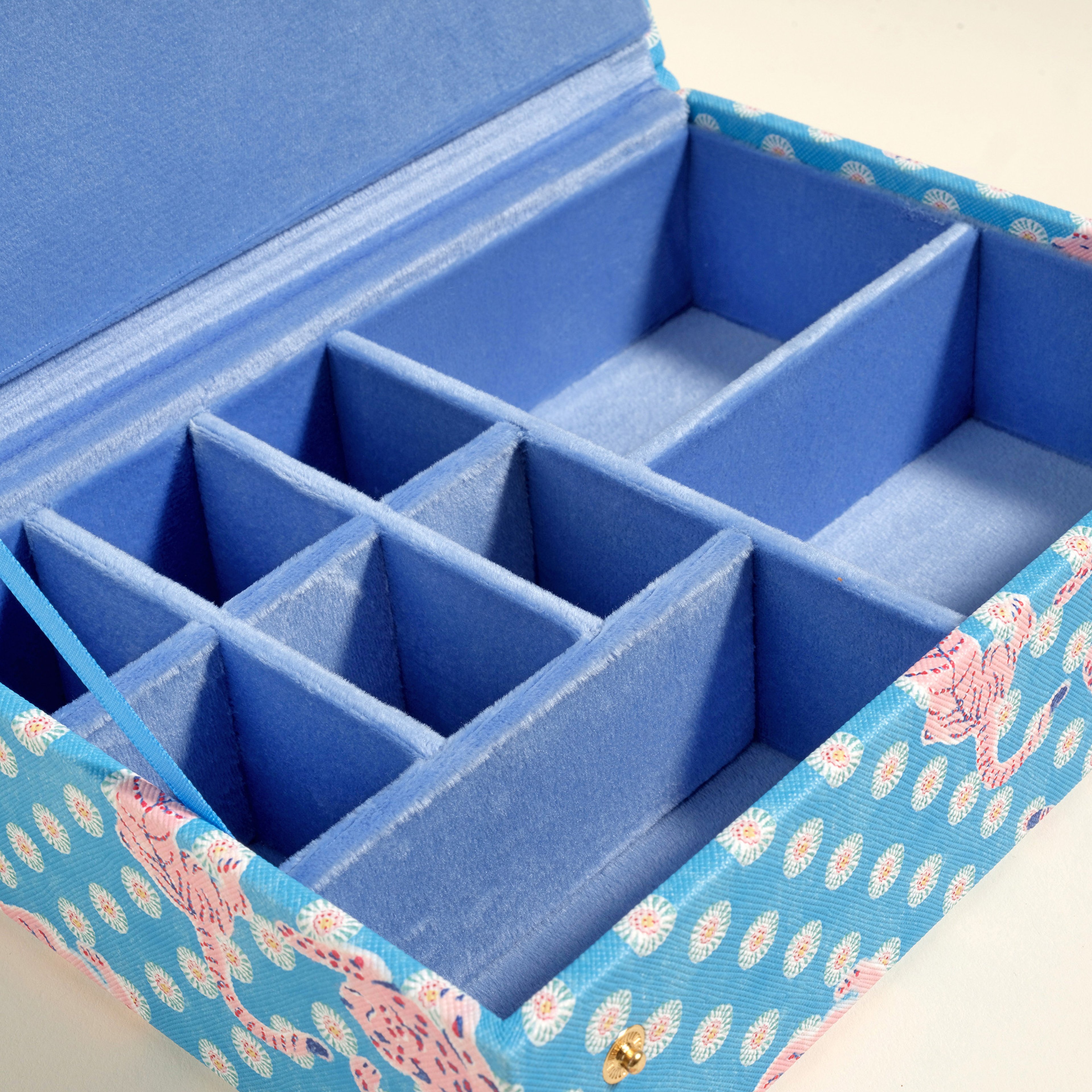 Meılın Pvc Takı Kutusu 22x16.5x6 Cm Mavi