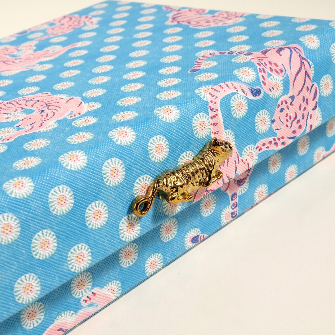 Meılın Pvc Takı Kutusu 22x16.5x6 Cm Mavi