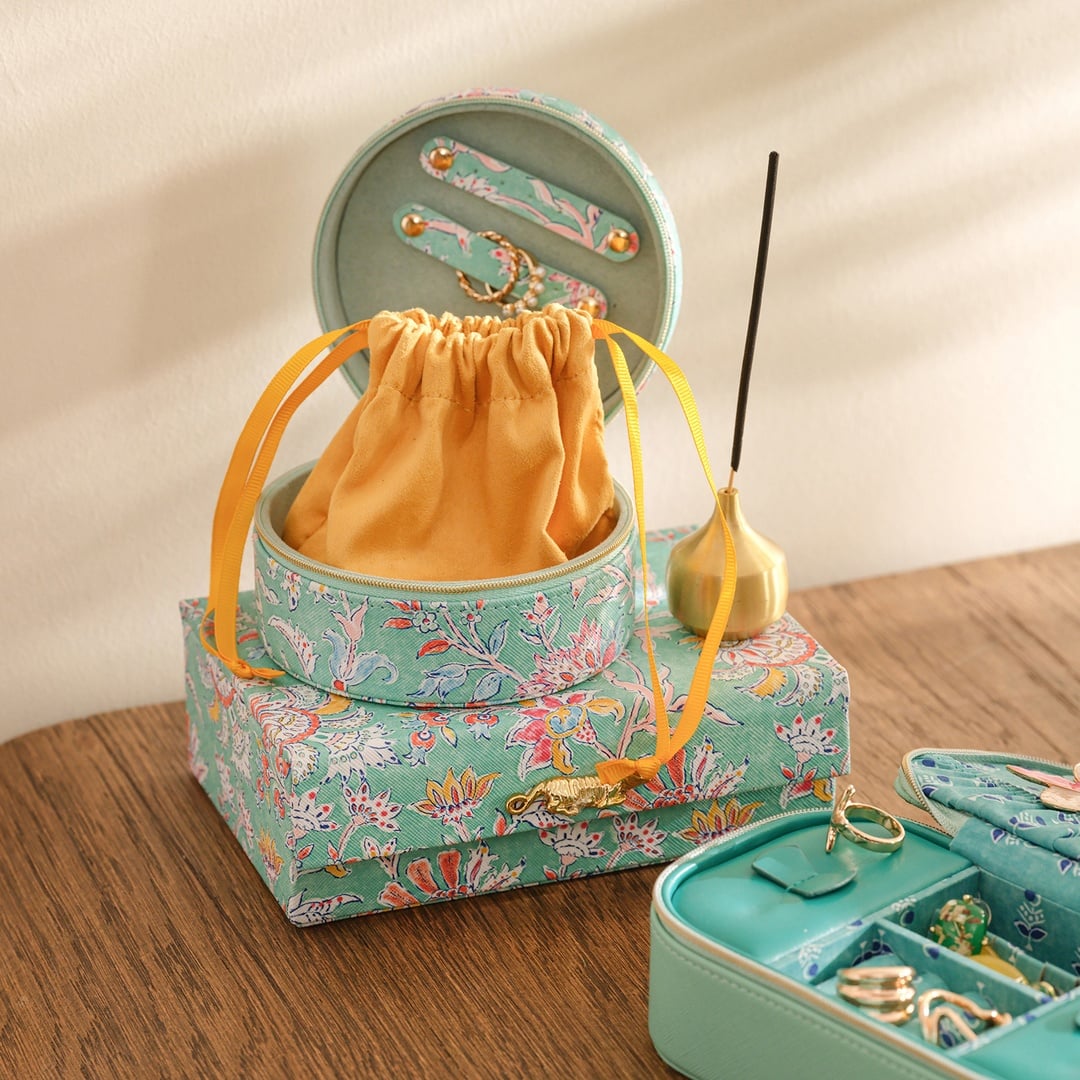 Meılın Pvc Takı Kutusu 18x12.5x6 Cm Yeşil