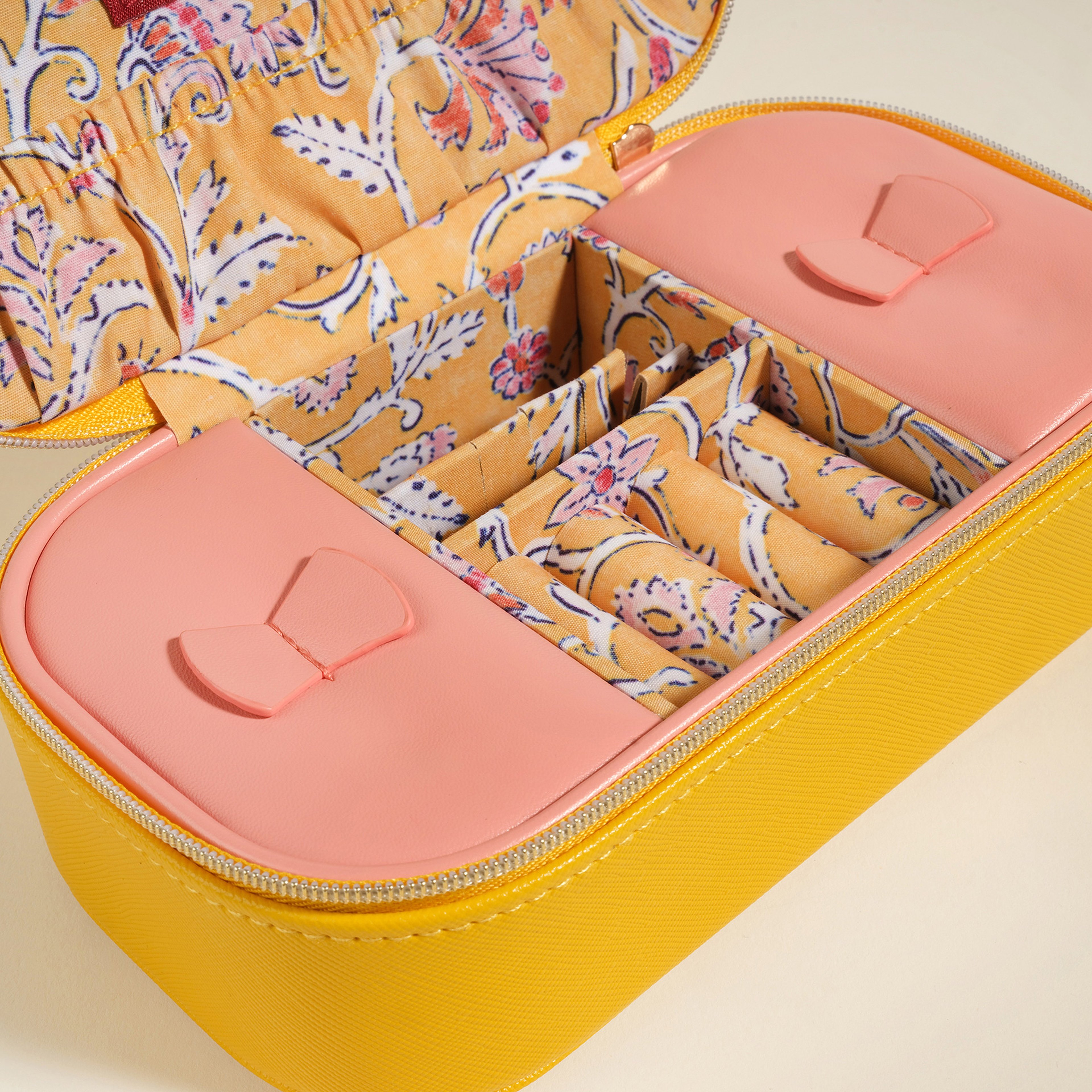 Meılın Pvc Takı Kutusu 18.3x10x5,5 Cm Sarı