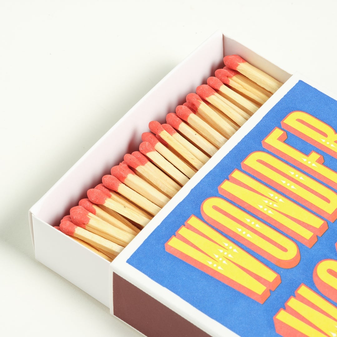 Wonder Woman Ahşap Kibrit Hediyelik Eşya 11x11x3 Cm Renkli