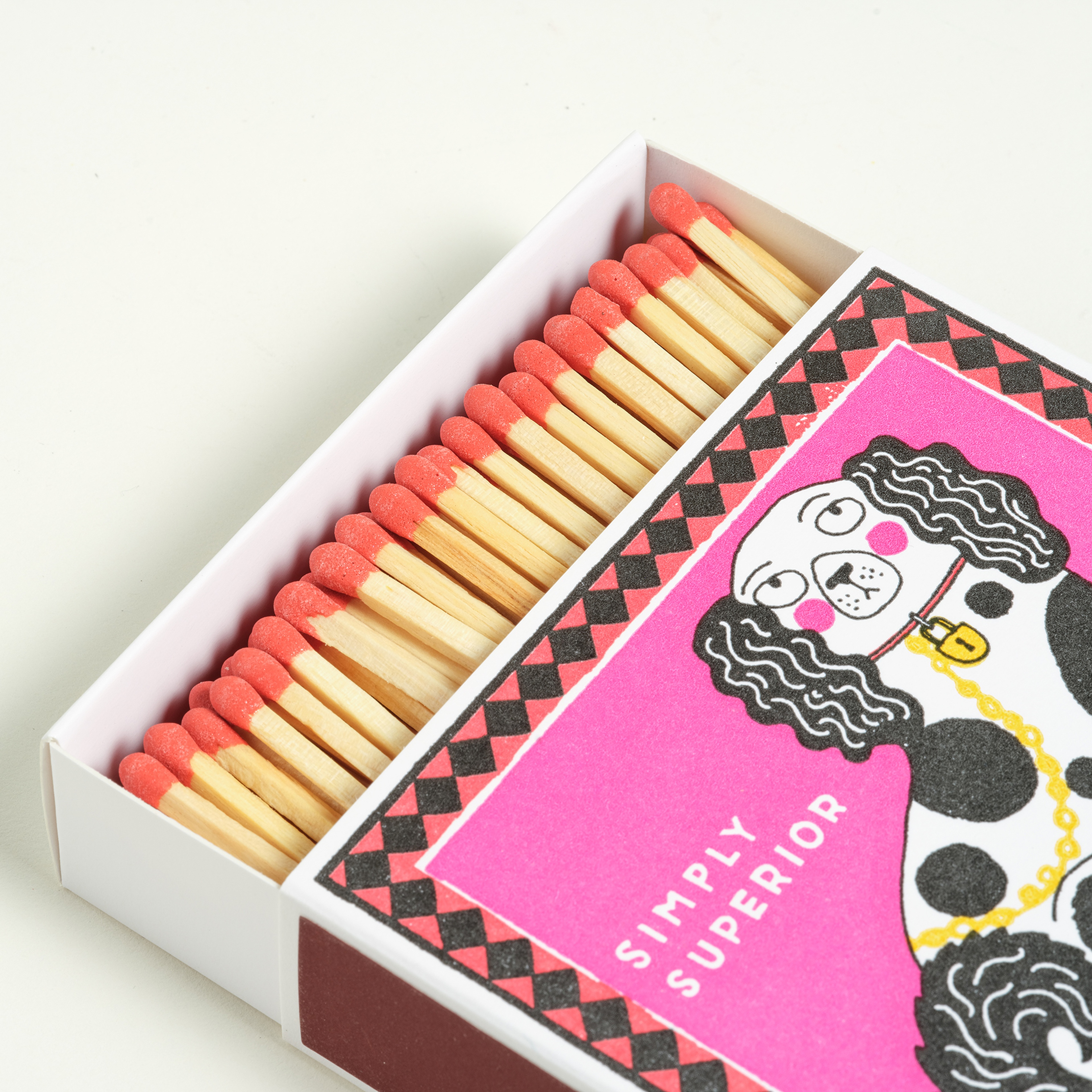 Staffordshire Figure Ahşap Kibrit Hediyelik Eşya 11x11x3 Cm Renkli