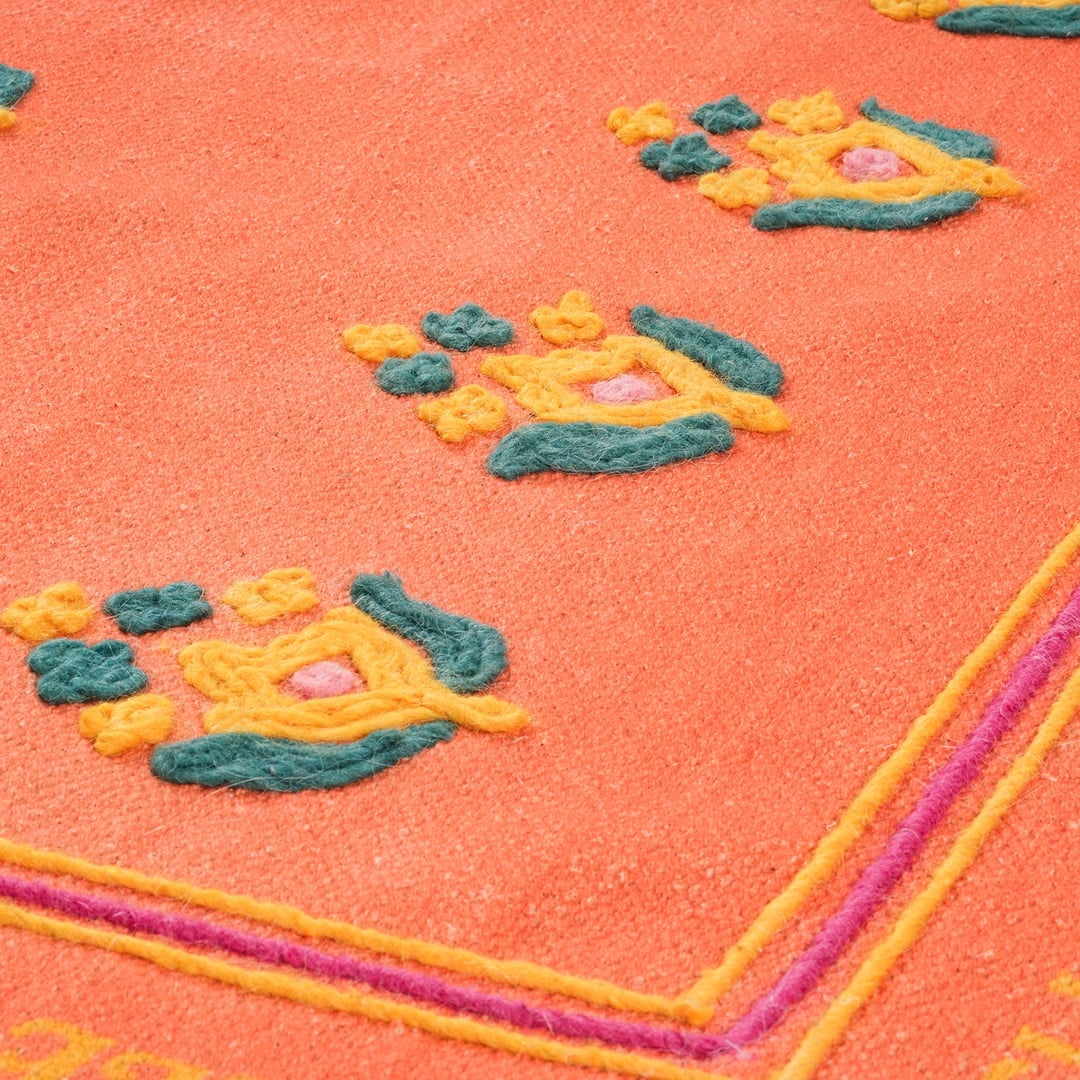 Rajna Pamuk Kilim 80x150 Cm Turuncu