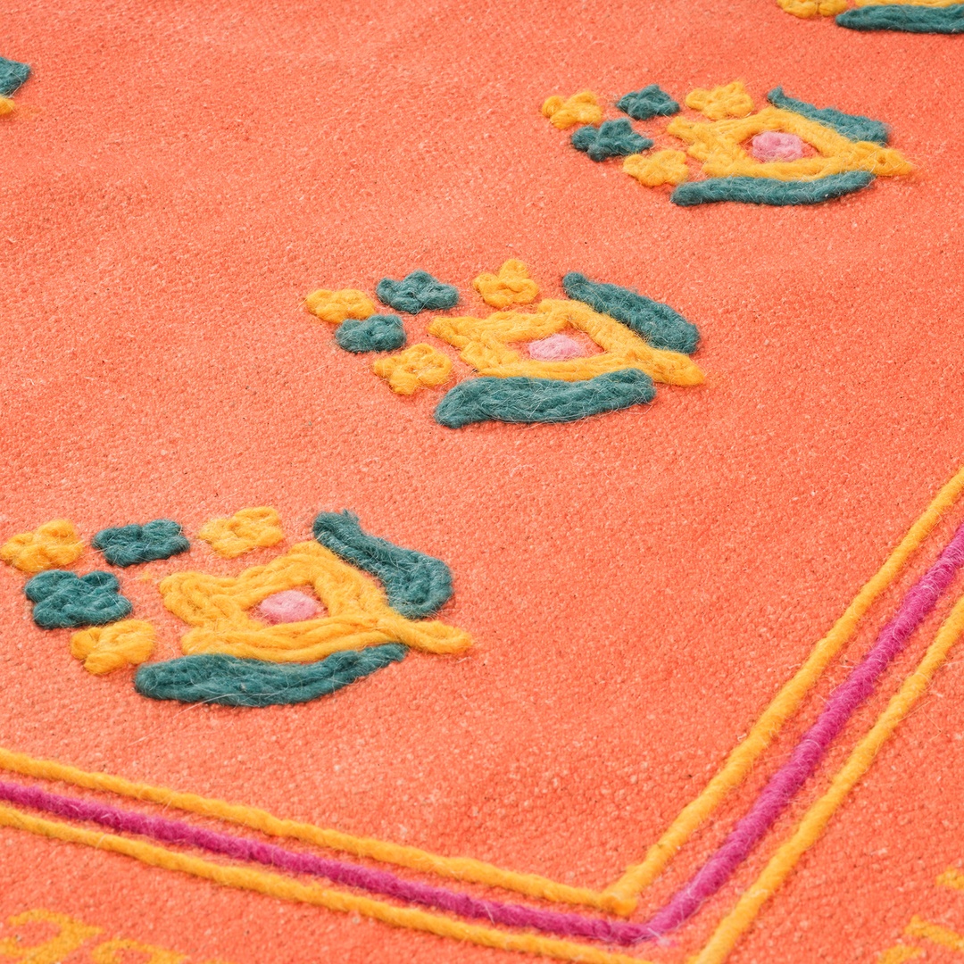 Rajna Pamuk Kilim 160x230 Cm Turuncu