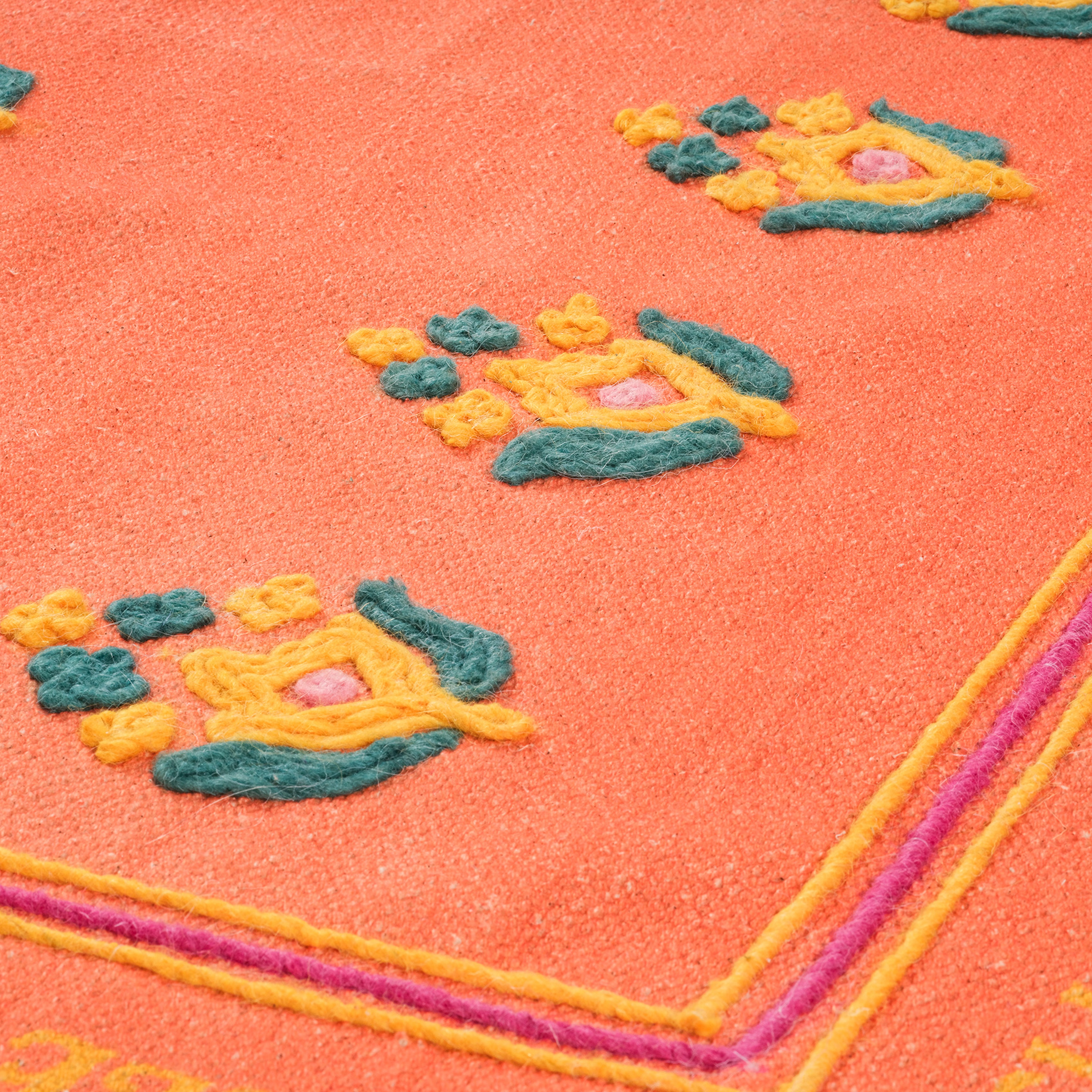 Rajna Pamuk Kilim 160x230 Cm Turuncu