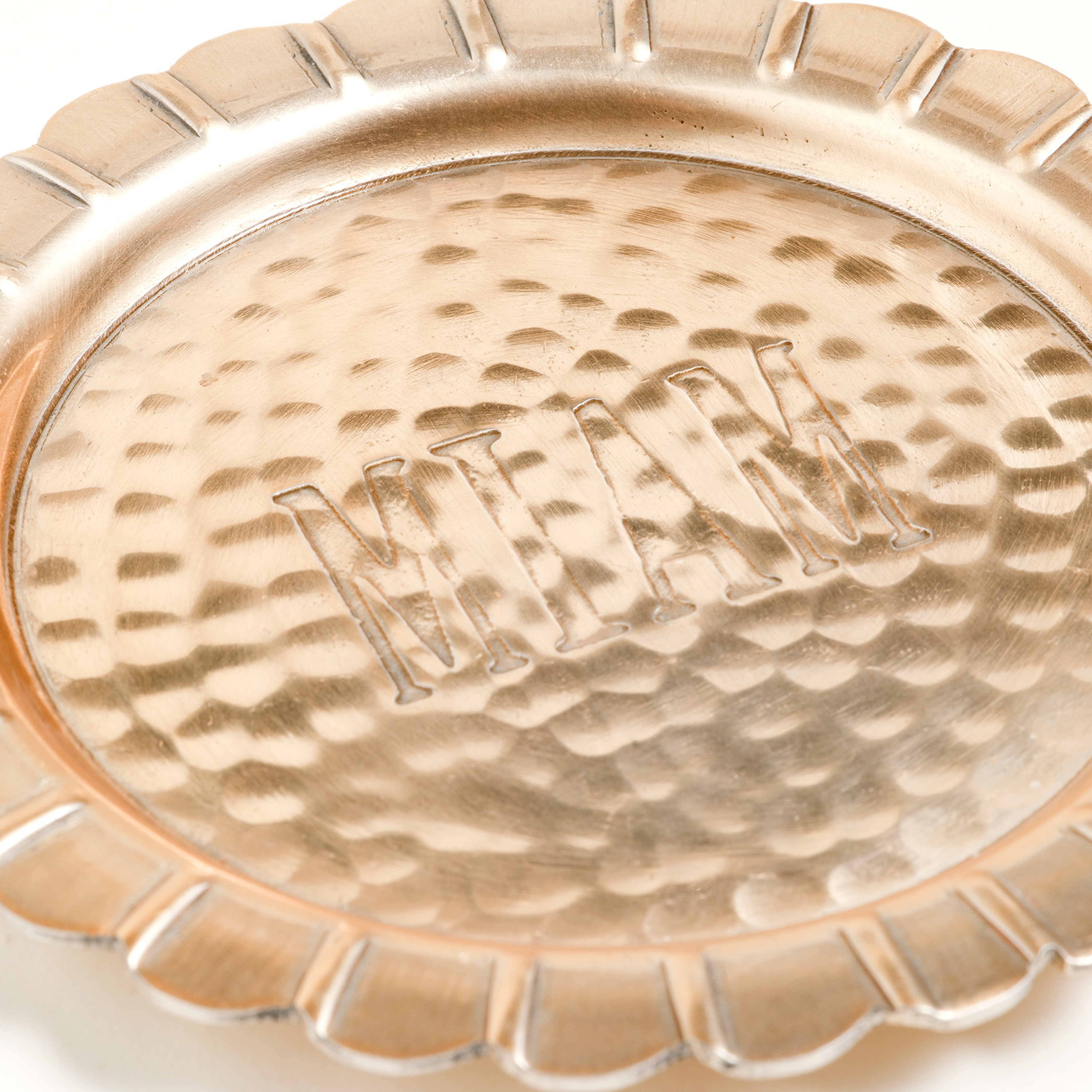 Nanpur Metal Bardak Altlığı 11x11x6 Cm Altın