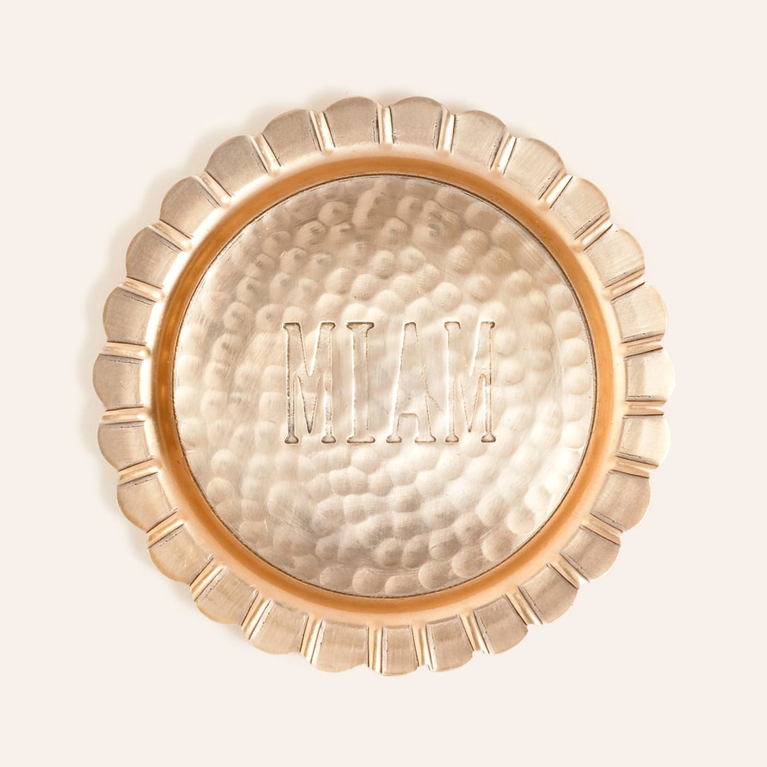 Nanpur Metal Bardak Altlığı 11x11x6 Cm Altın