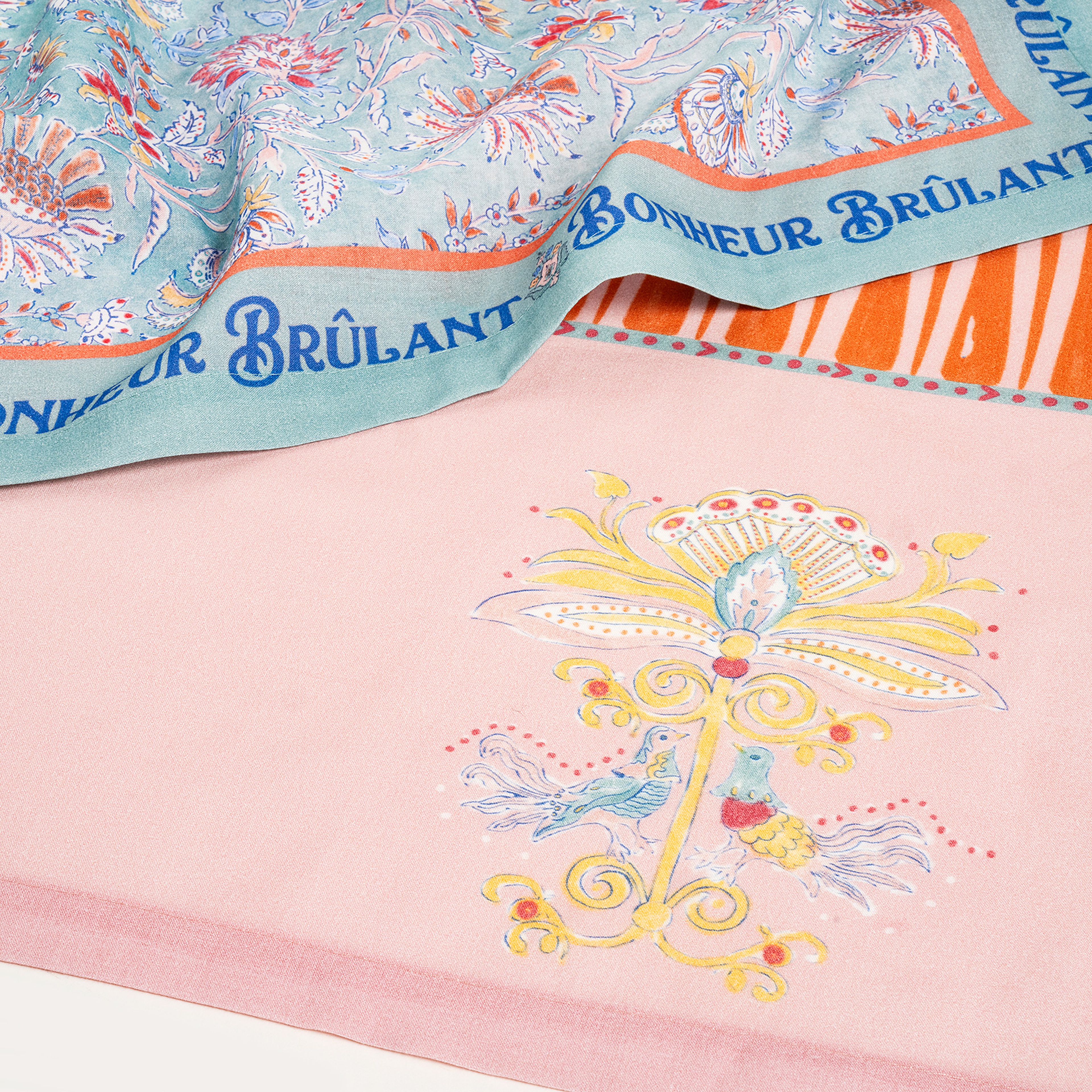 Nilüfer Dijital Baskılı Pamuk Peçete Seti 45x45 Cm Renkli