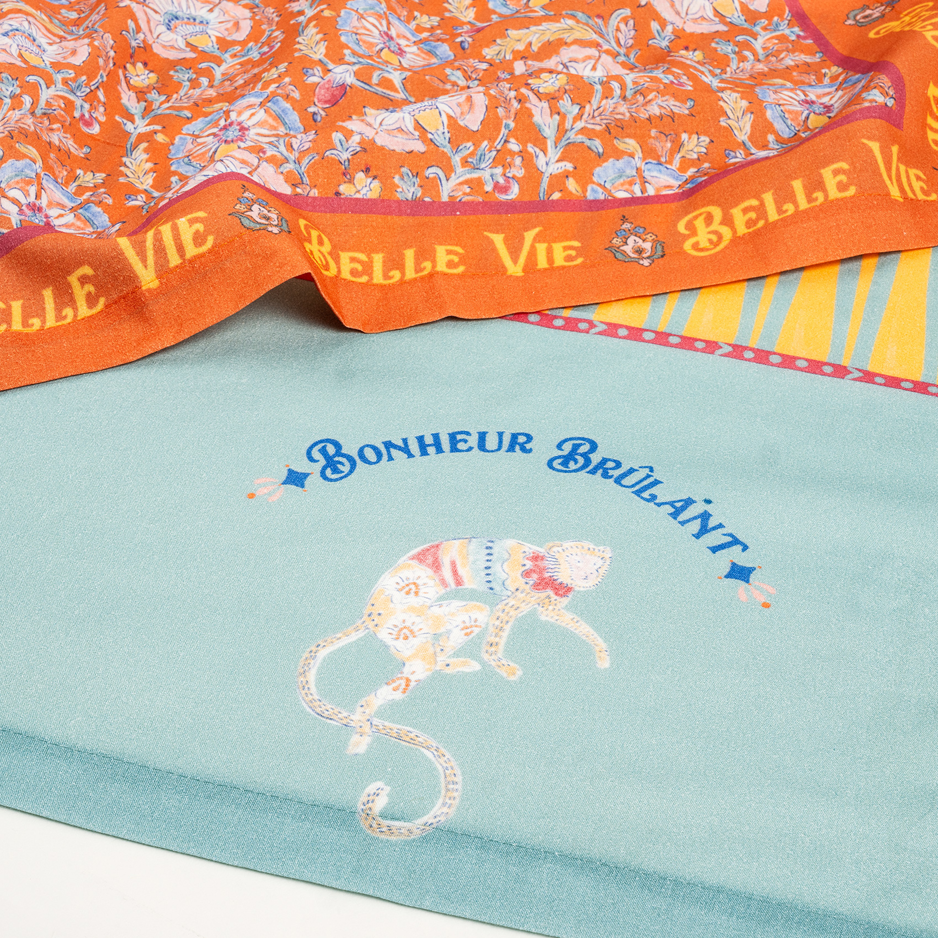 Nilüfer Dijital Baskılı Pamuk Peçete Seti 45x45 Cm Renkli