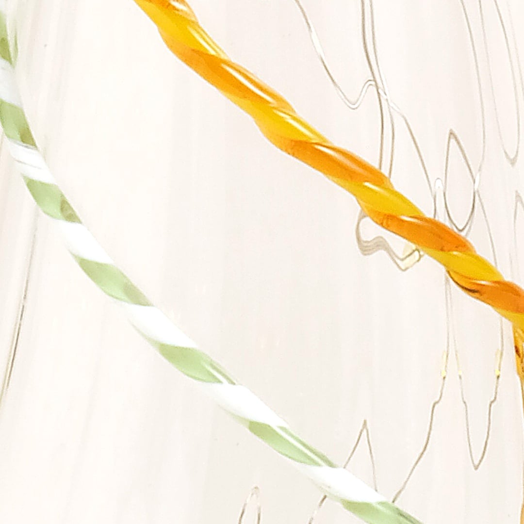 Henan Borosilikat Cam Dekoratif Aydınlatma 20 Cm Şeffaf - Sarı