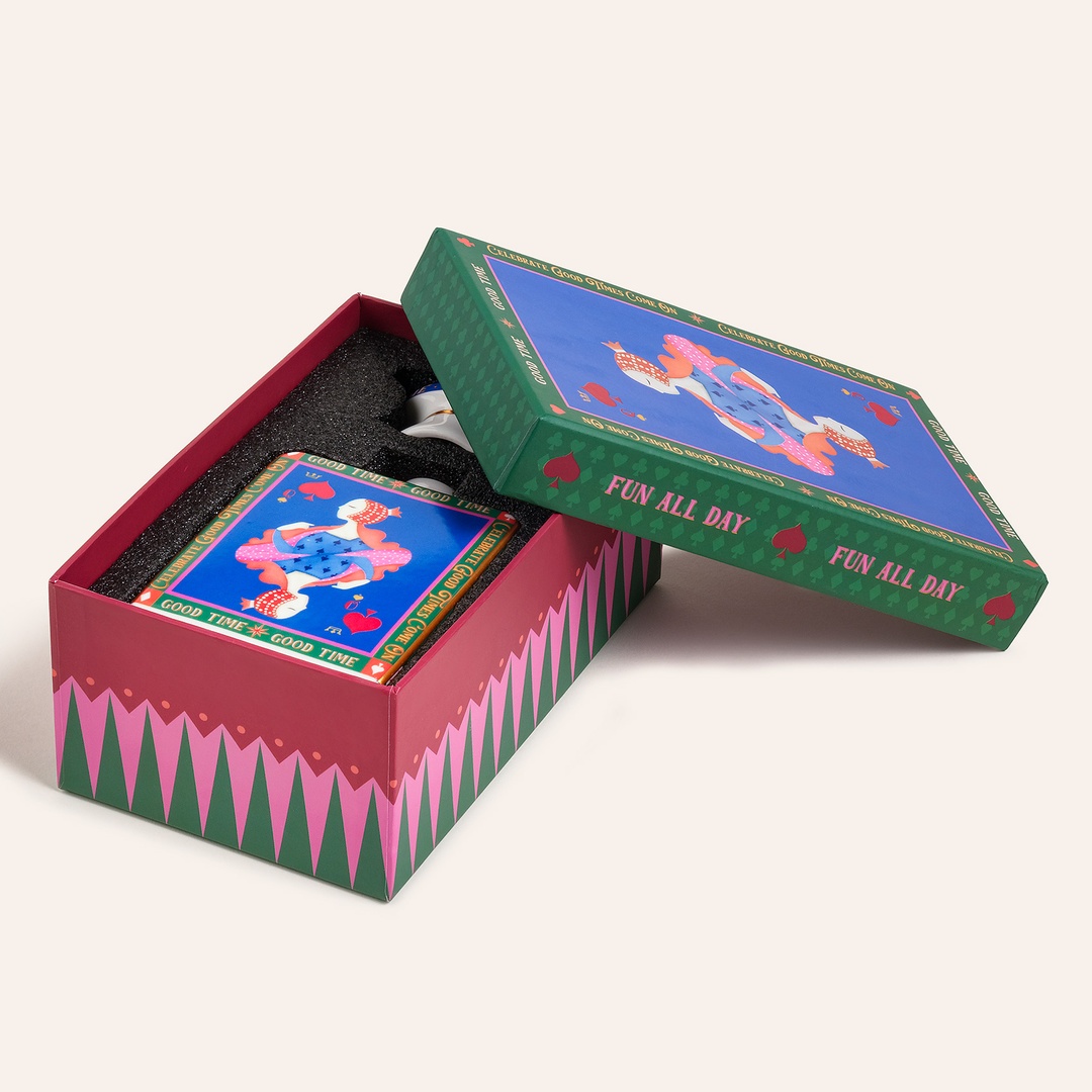 Shekou Porselen Dekoratif Obje 240 Ml Renkli