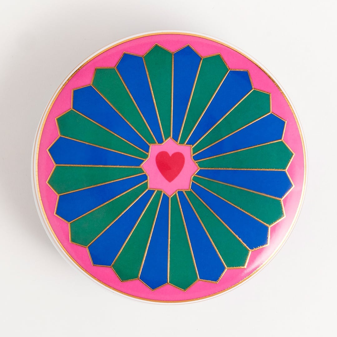 Shekou Porselen Dekoratif Obje 12x12x4 Cm Renkli