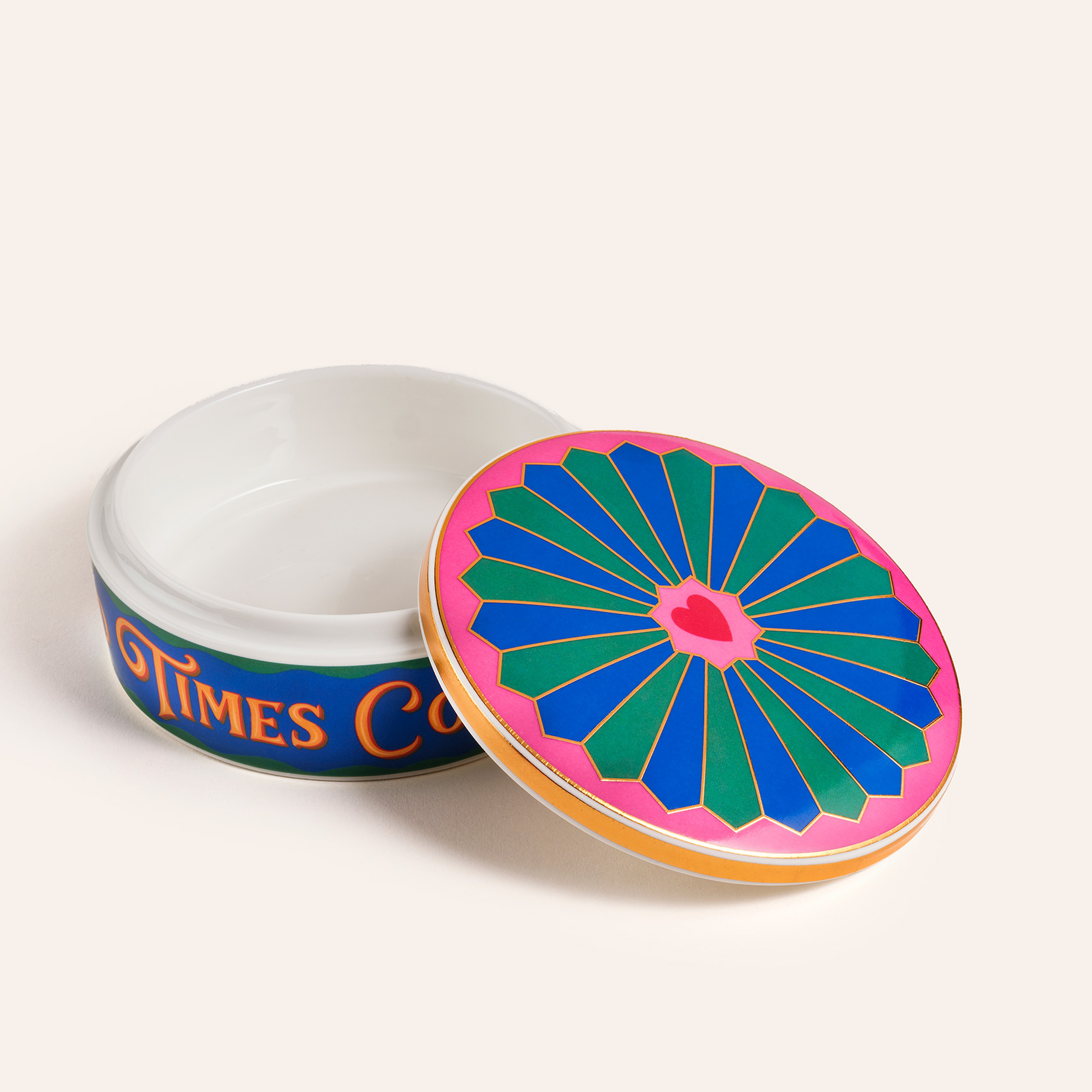 Shekou Porselen Dekoratif Obje 12x12x4 Cm Renkli