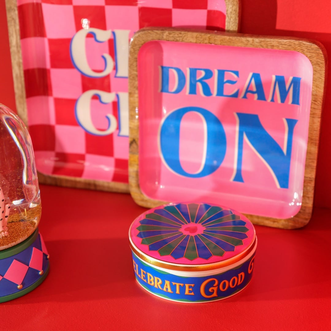 Shekou Porselen Dekoratif Obje 12x12x4 Cm Renkli