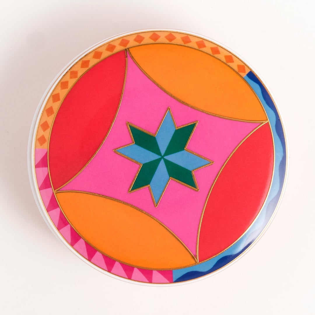 Shekou Porselen Dekoratif Obje 12x12x4 Cm Renkli