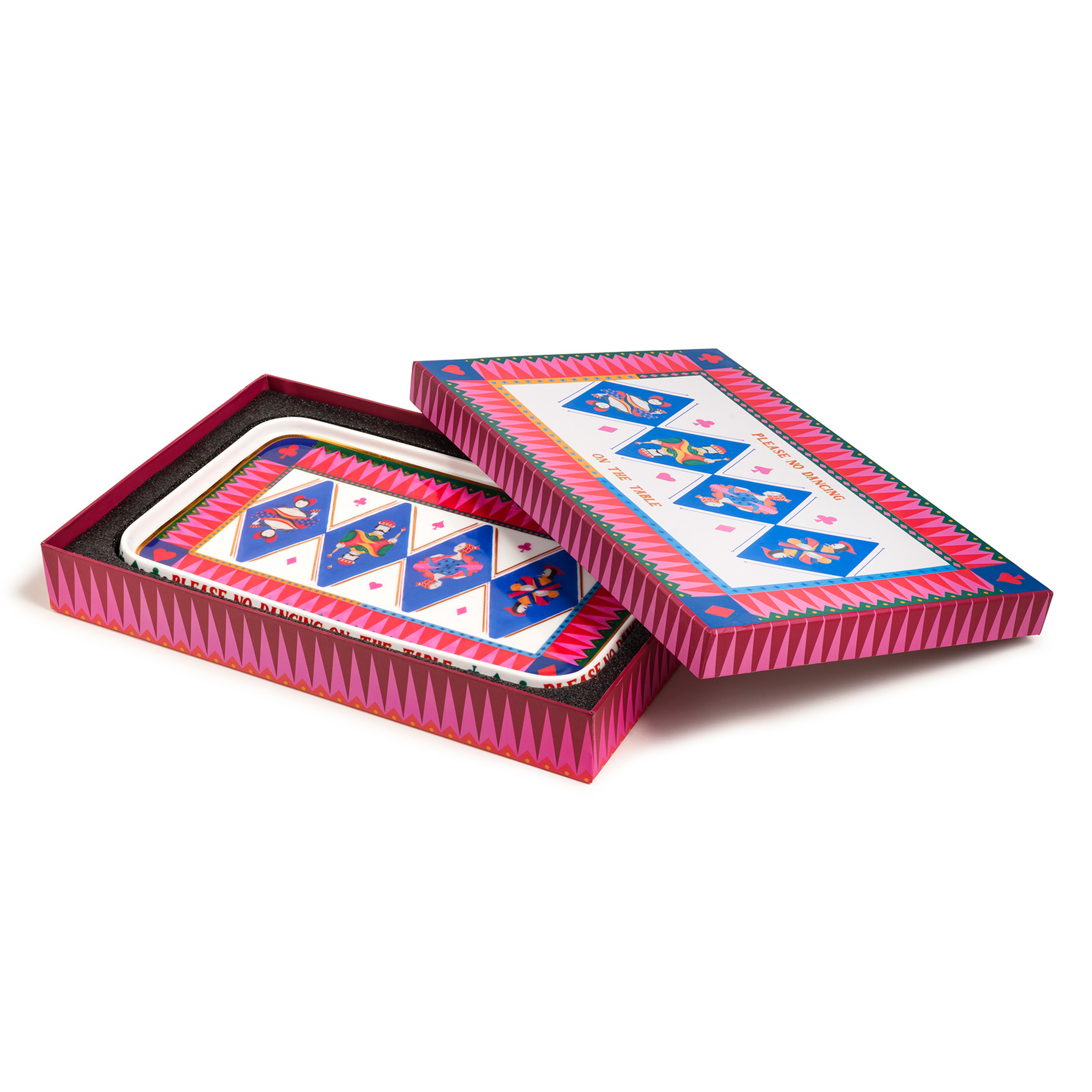 Shekou Porselen Dekoratif Tepsi 31x20x3 Cm Renkli