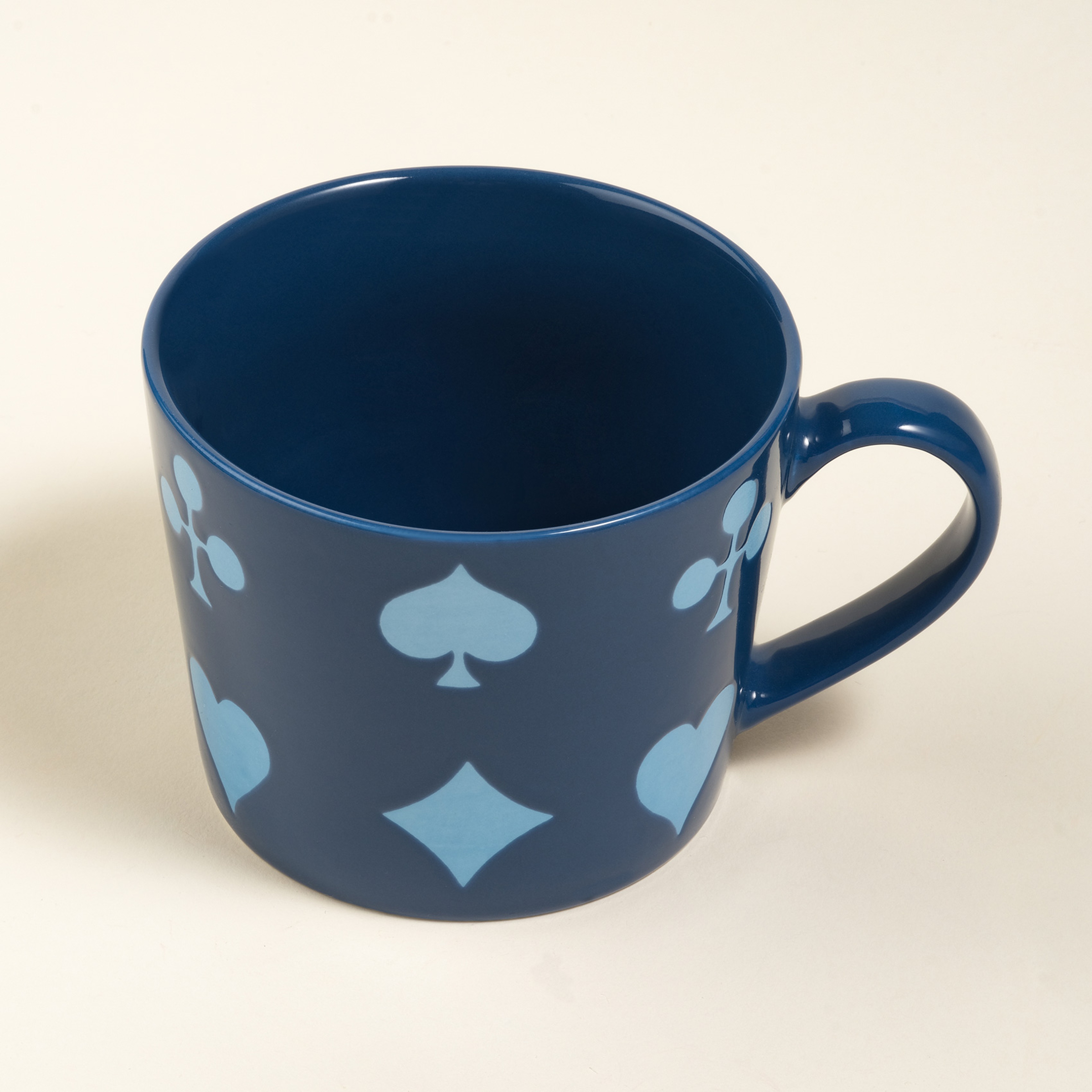 Luohu Porselen Kupa 360 Ml Mavi